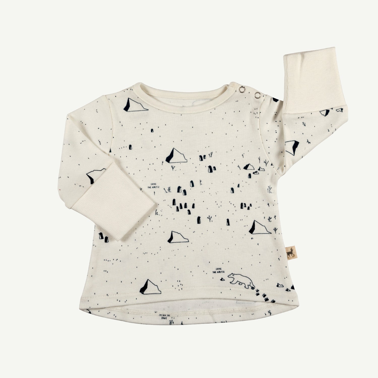 lost home ivory oversized t-shirt