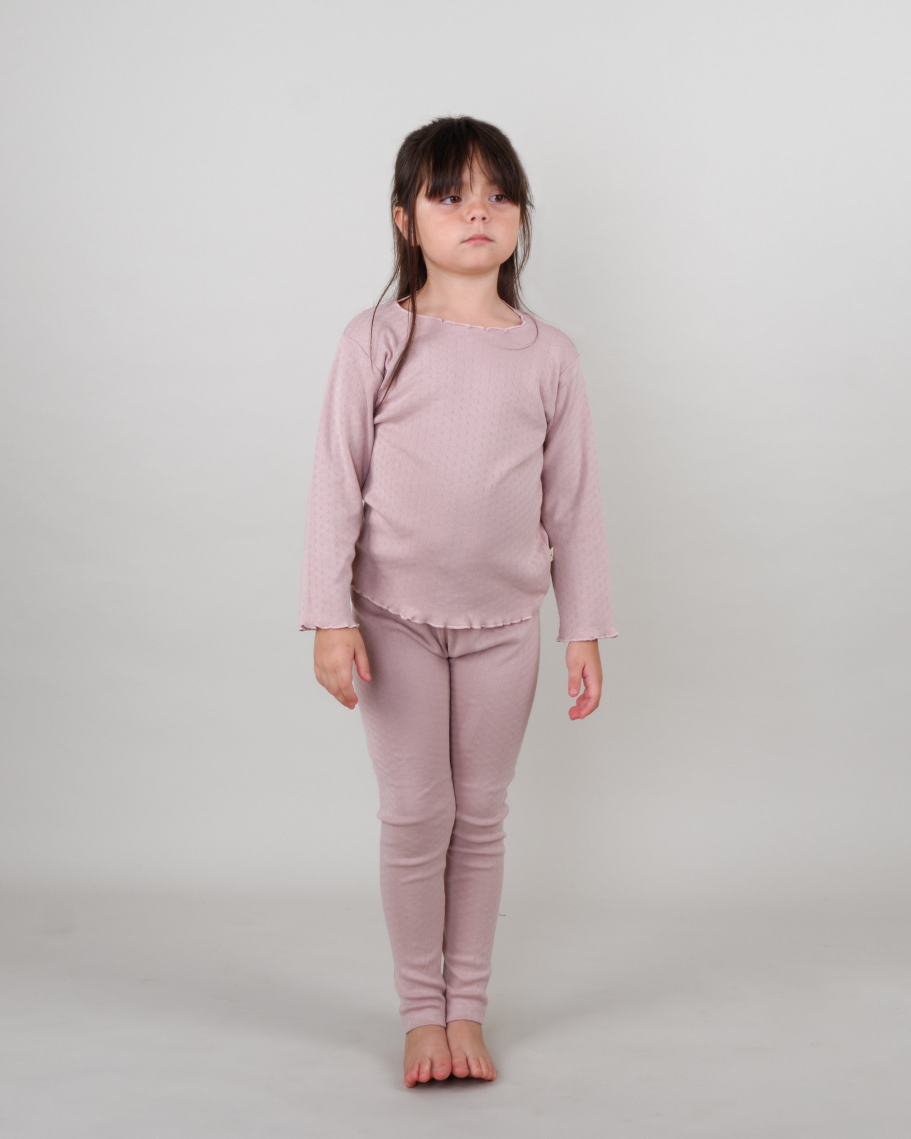 Leggings - Pointelle Rosado