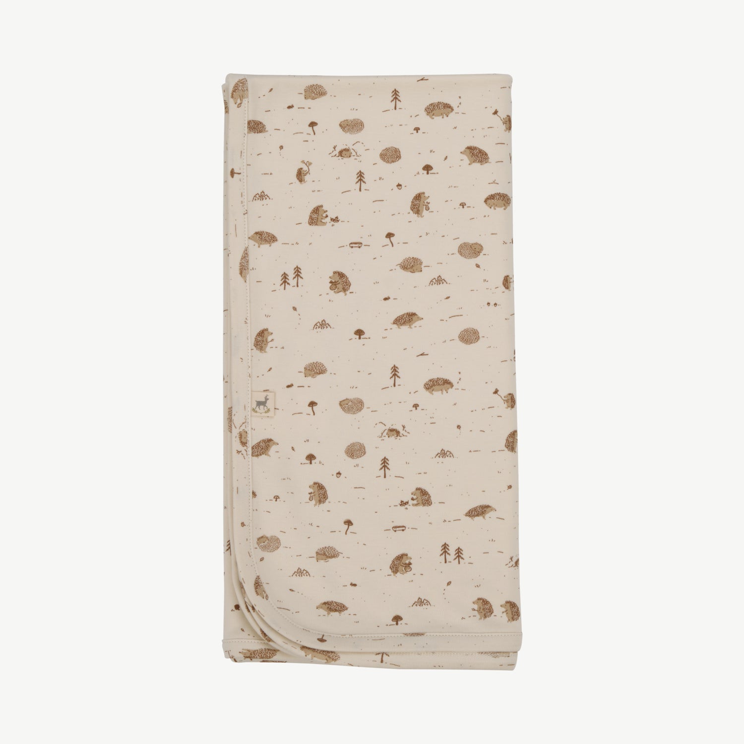 Manta Doble Cara - Erizos Beige Claro