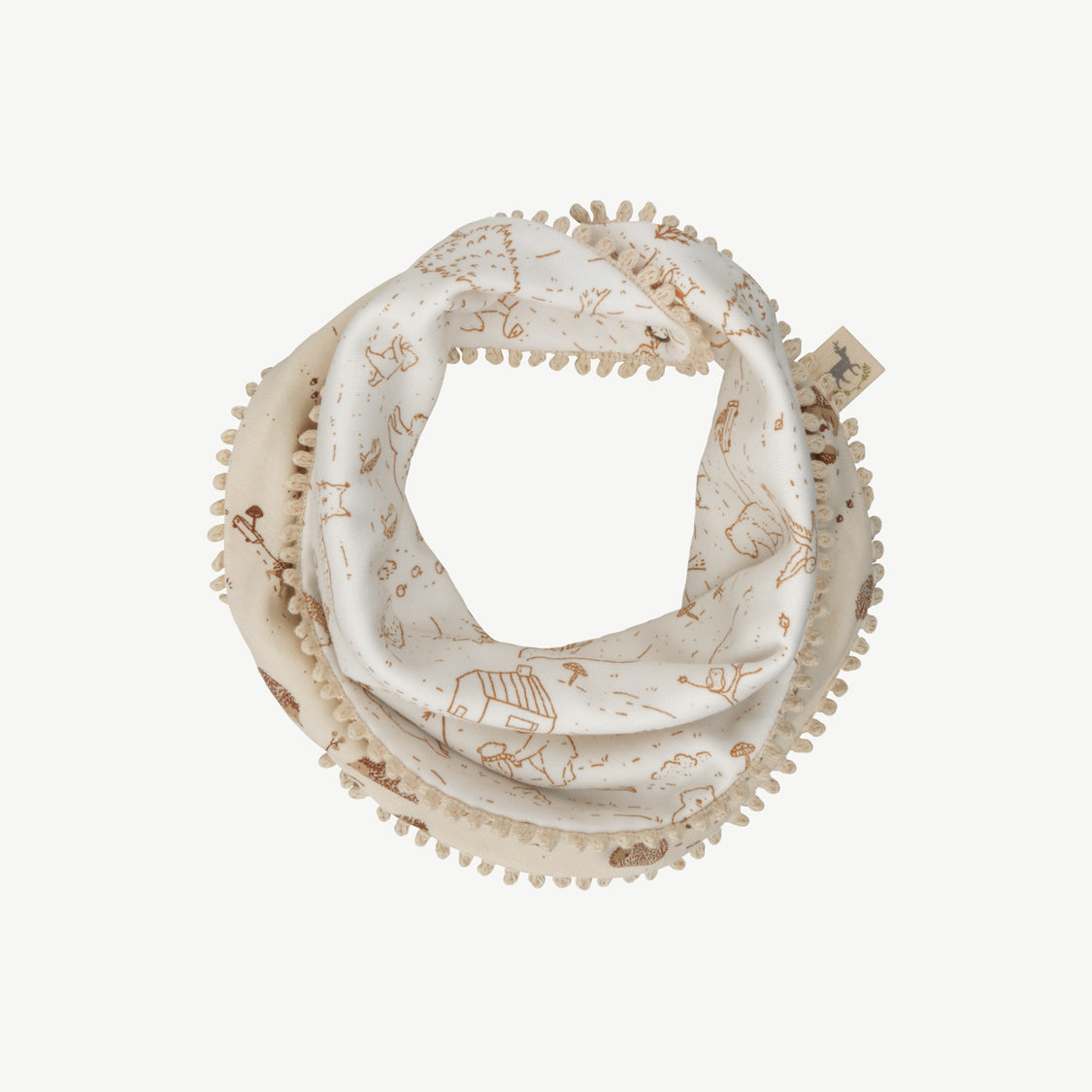 Babero - Erizos Beige Claro