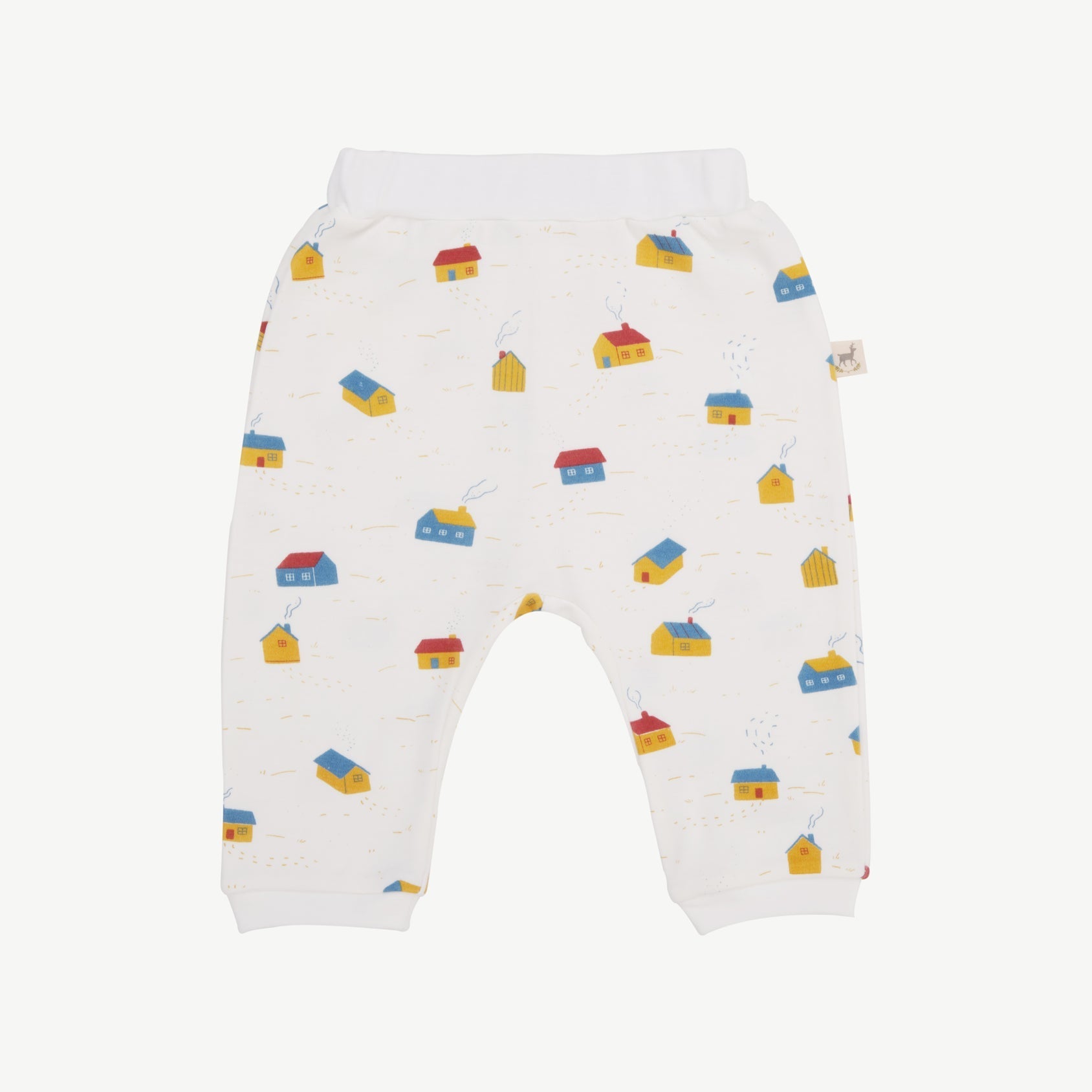 Pantalón - Casitas Crema