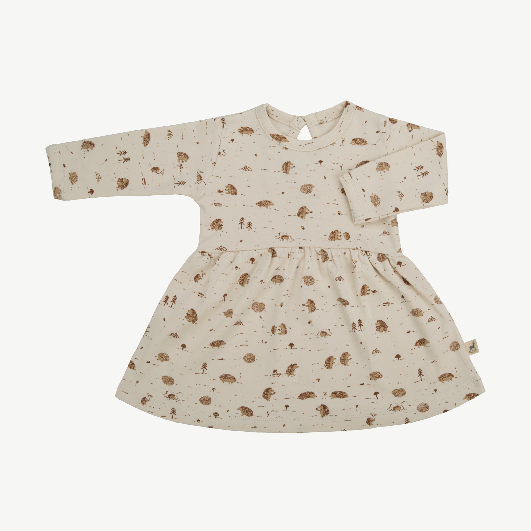 Vestido - Erizos Beige Claro