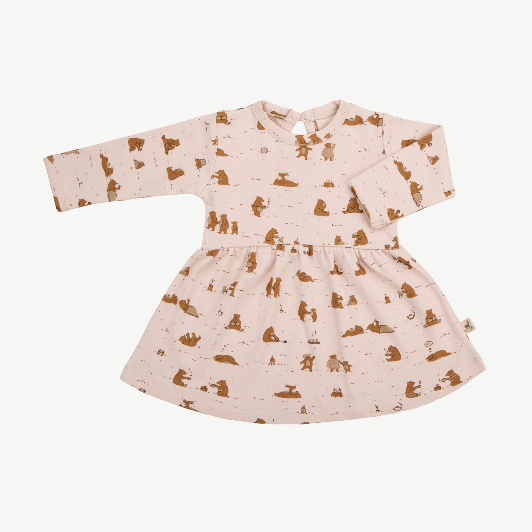 Vestido - Osos Durazno Suave