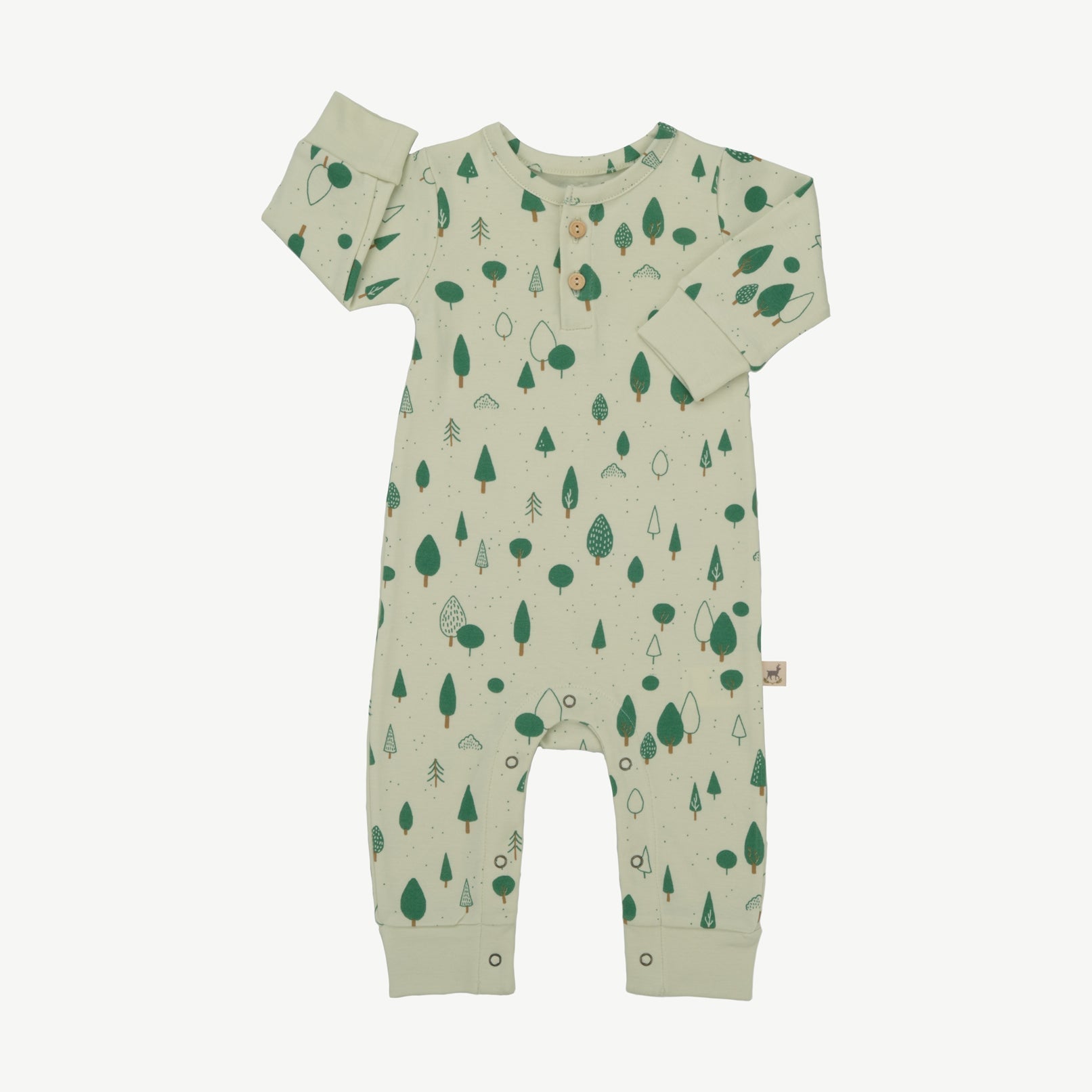Enterizo - Pinos Menta Crema