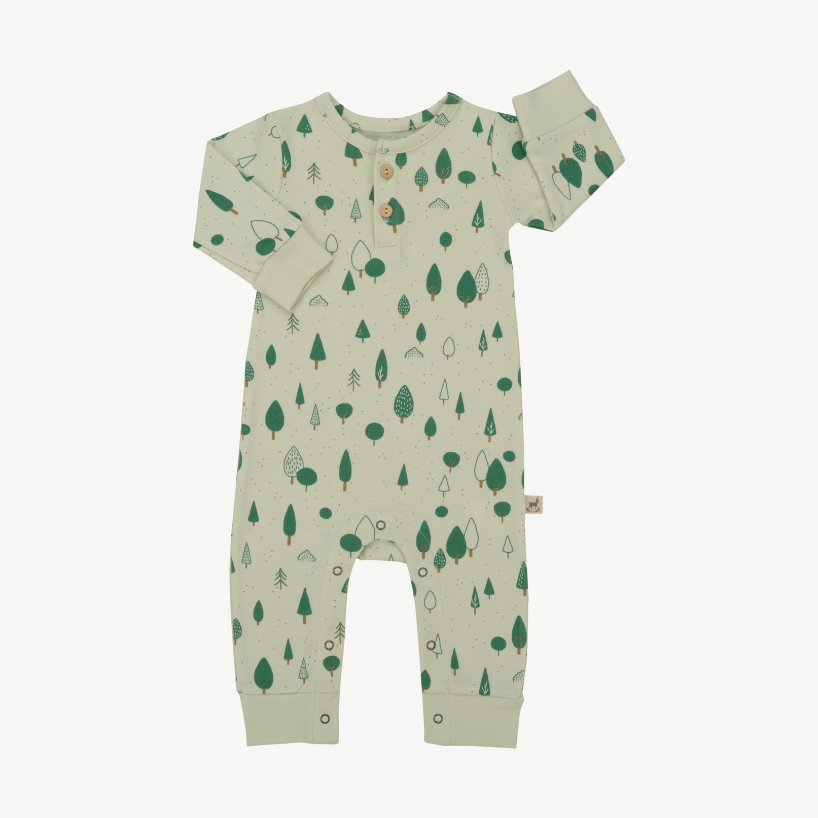 Enterizo - Pinos Menta Crema