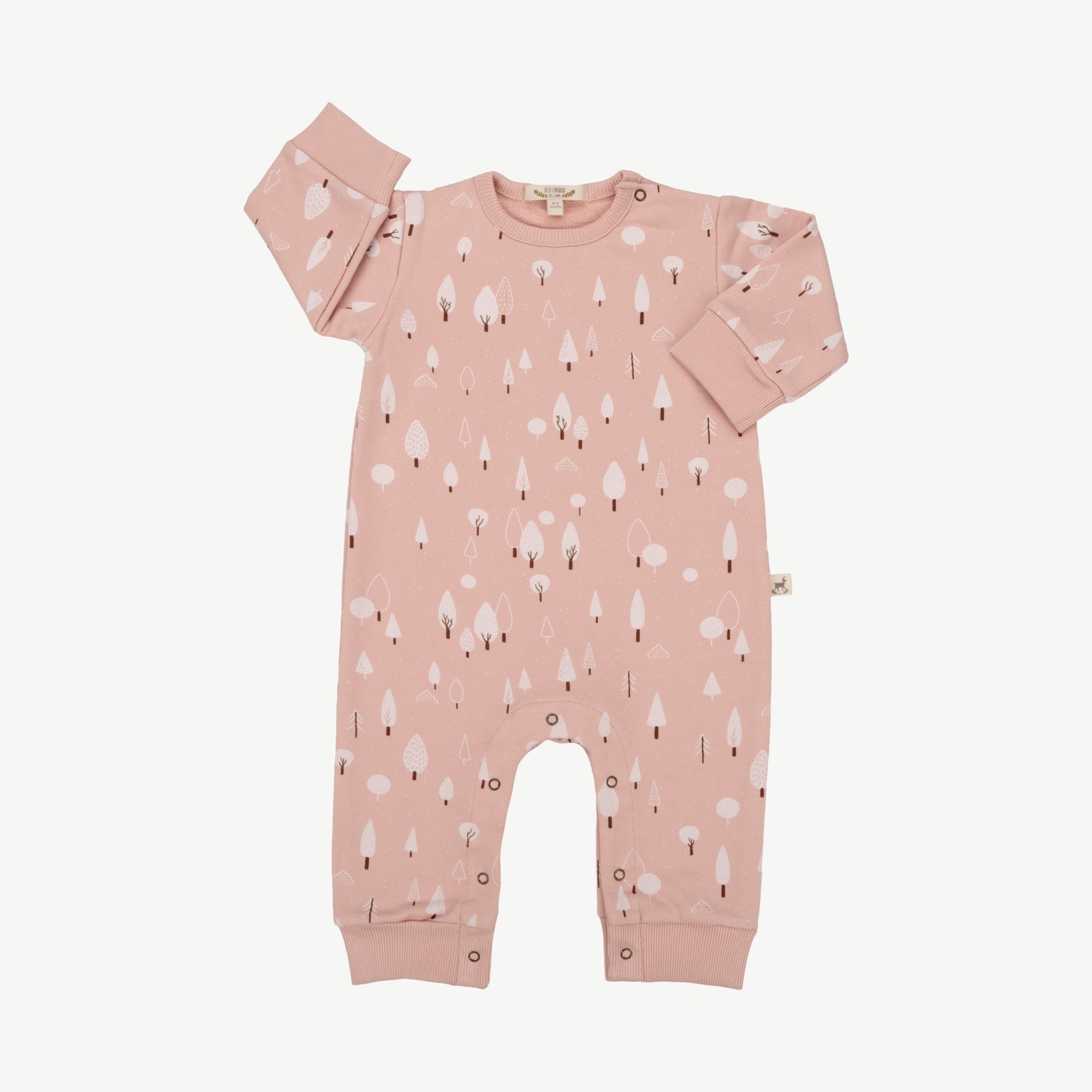 Enterizo French Terry - Pinos Coral Suave