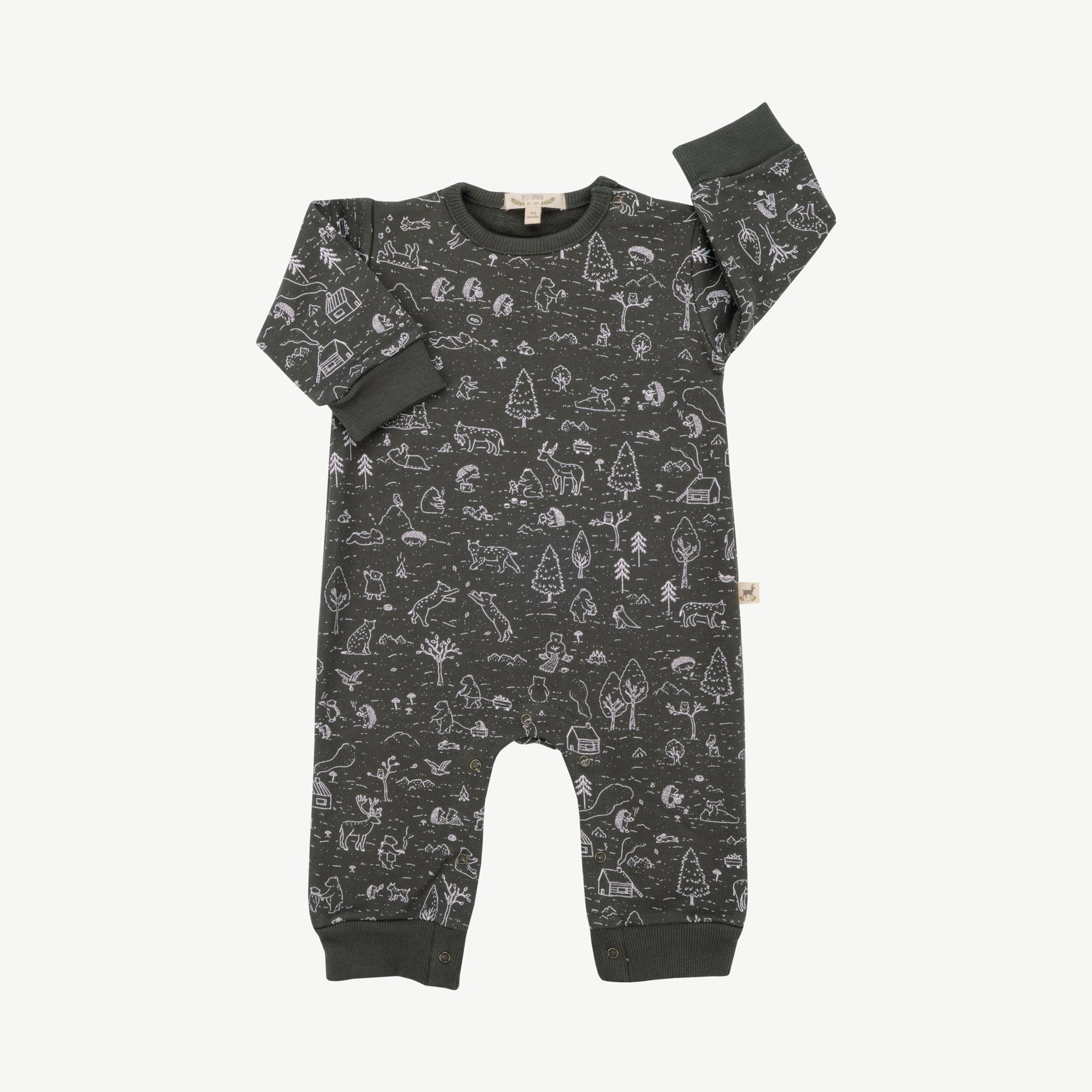 Enterizo French Terry - Historia Gris Oscuro