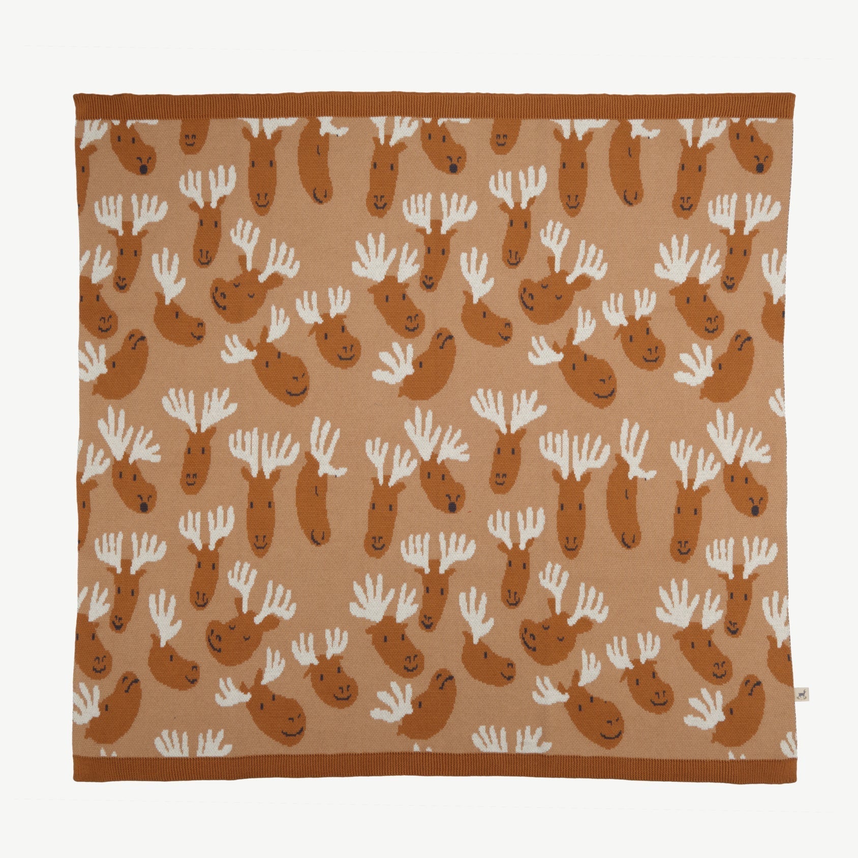 Manta Tejida - Alces Beige