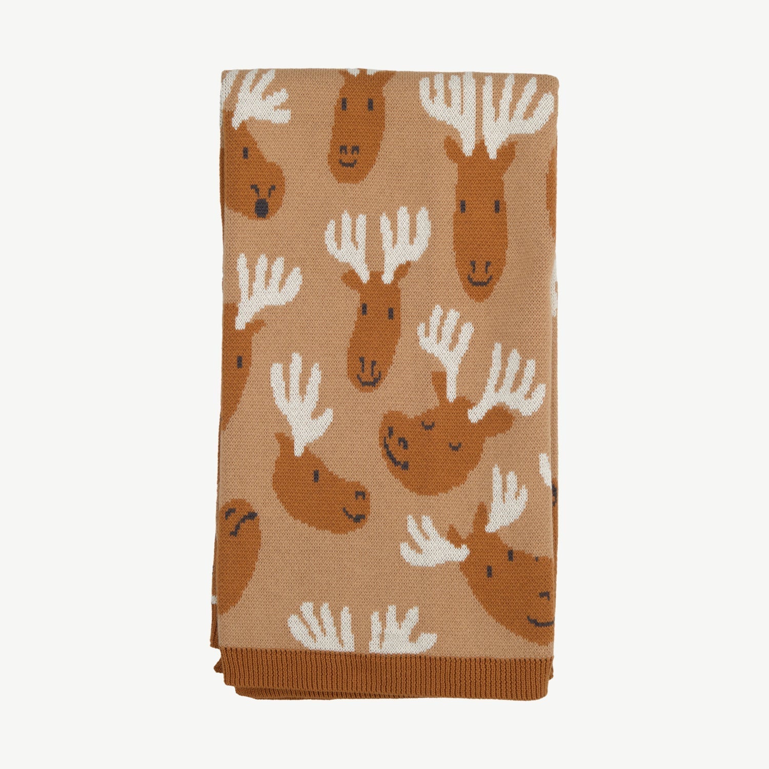 Manta Tejida - Alces Beige