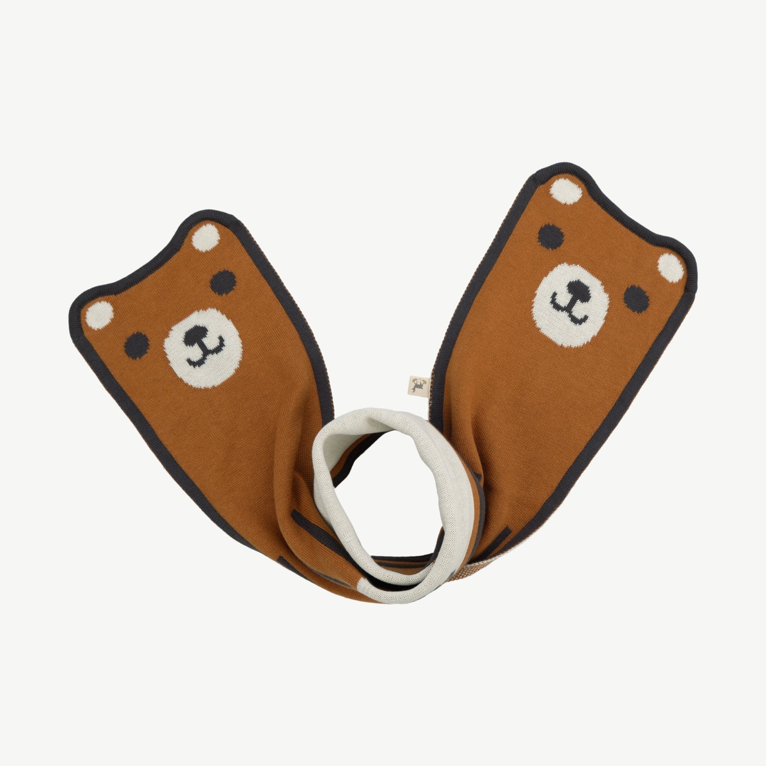 Bufanda Tejida - Osos Cobre