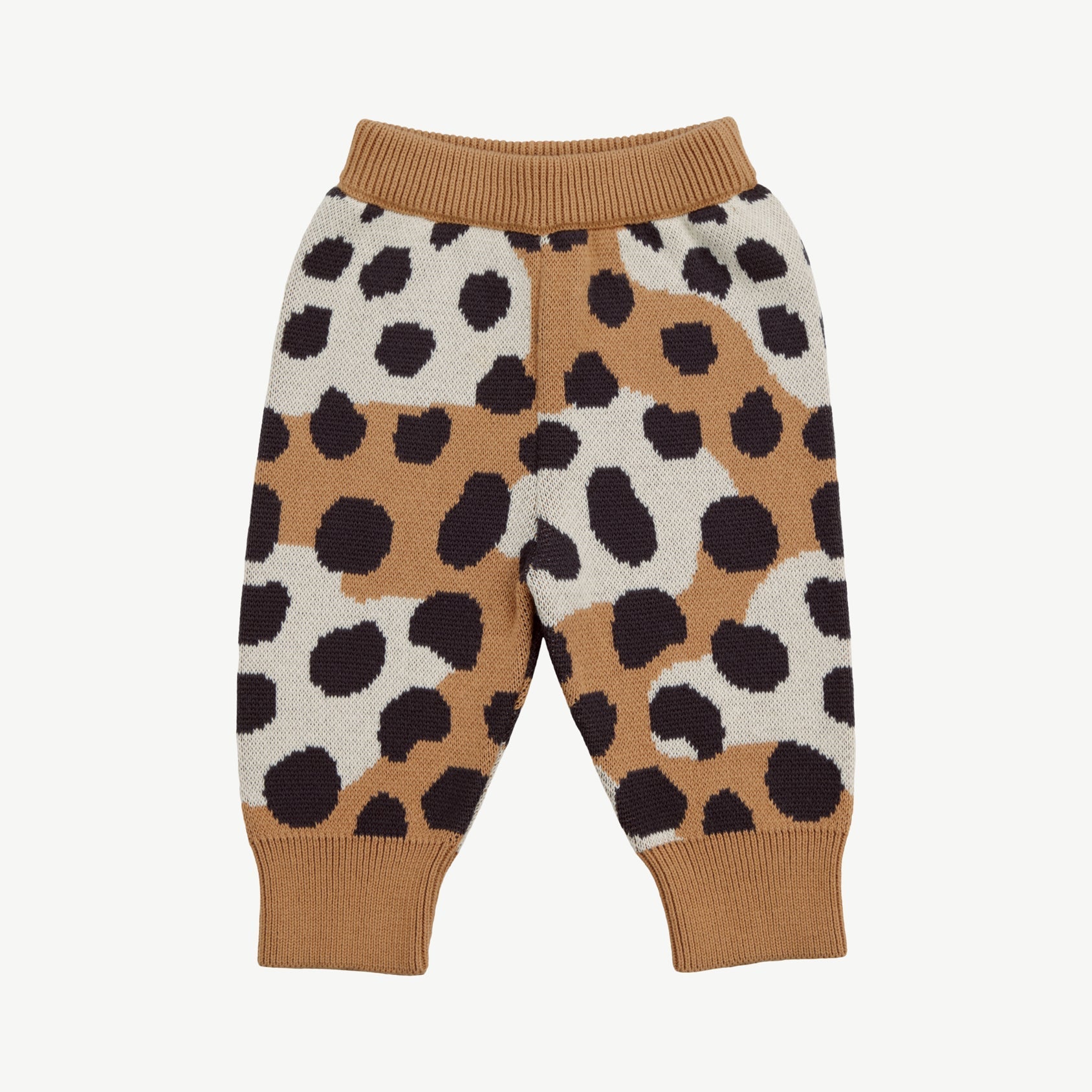 Pantalón Tejido - Animal Print Beige
