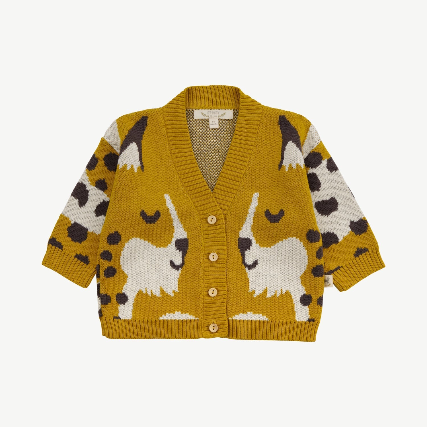 Cardigan Tejido - Linces Mostaza
