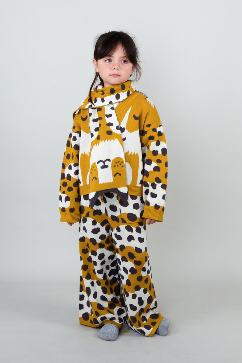 Cardigan Tejido - Linces Mostaza