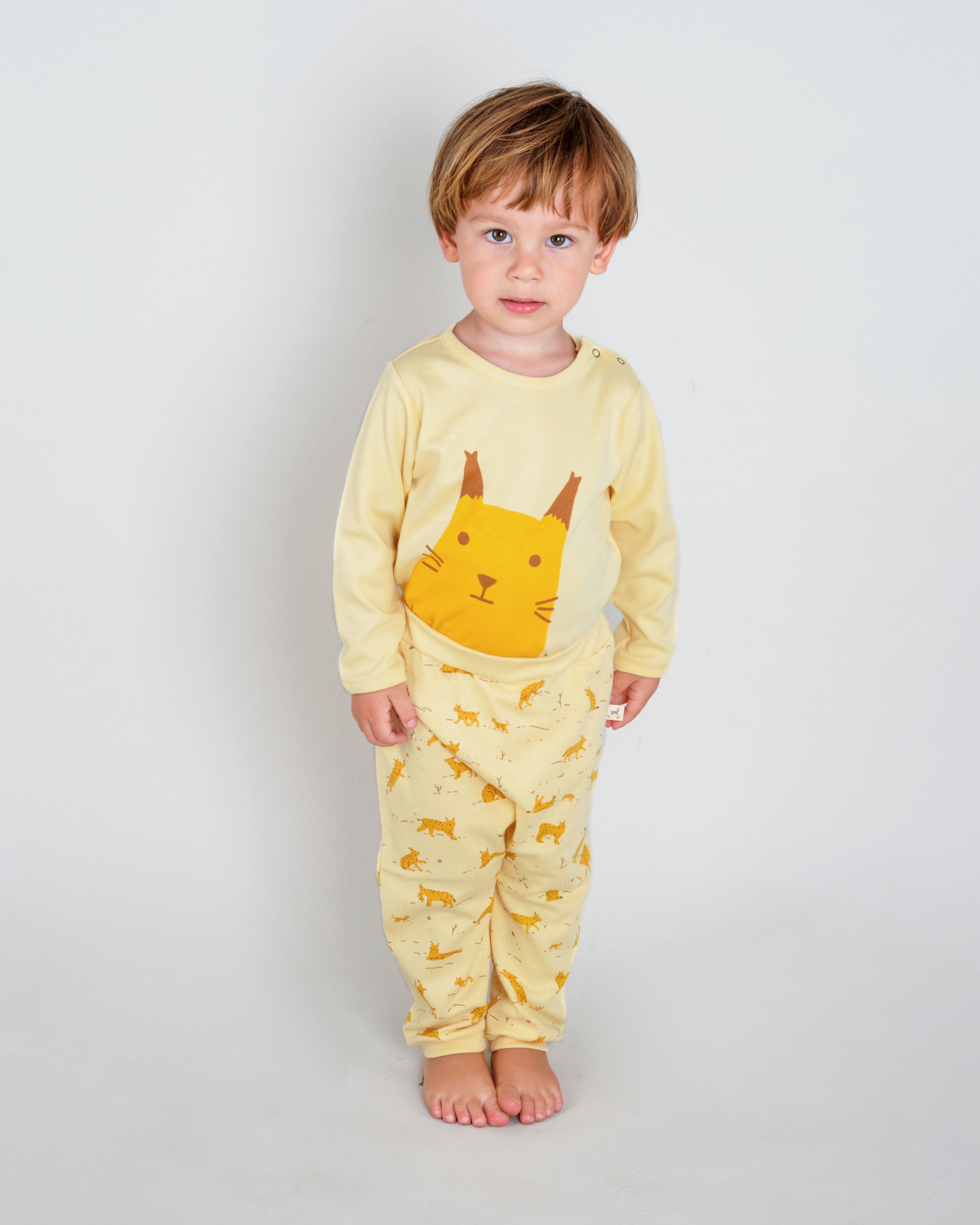 Polo Manga Larga - Linces Limón Claro