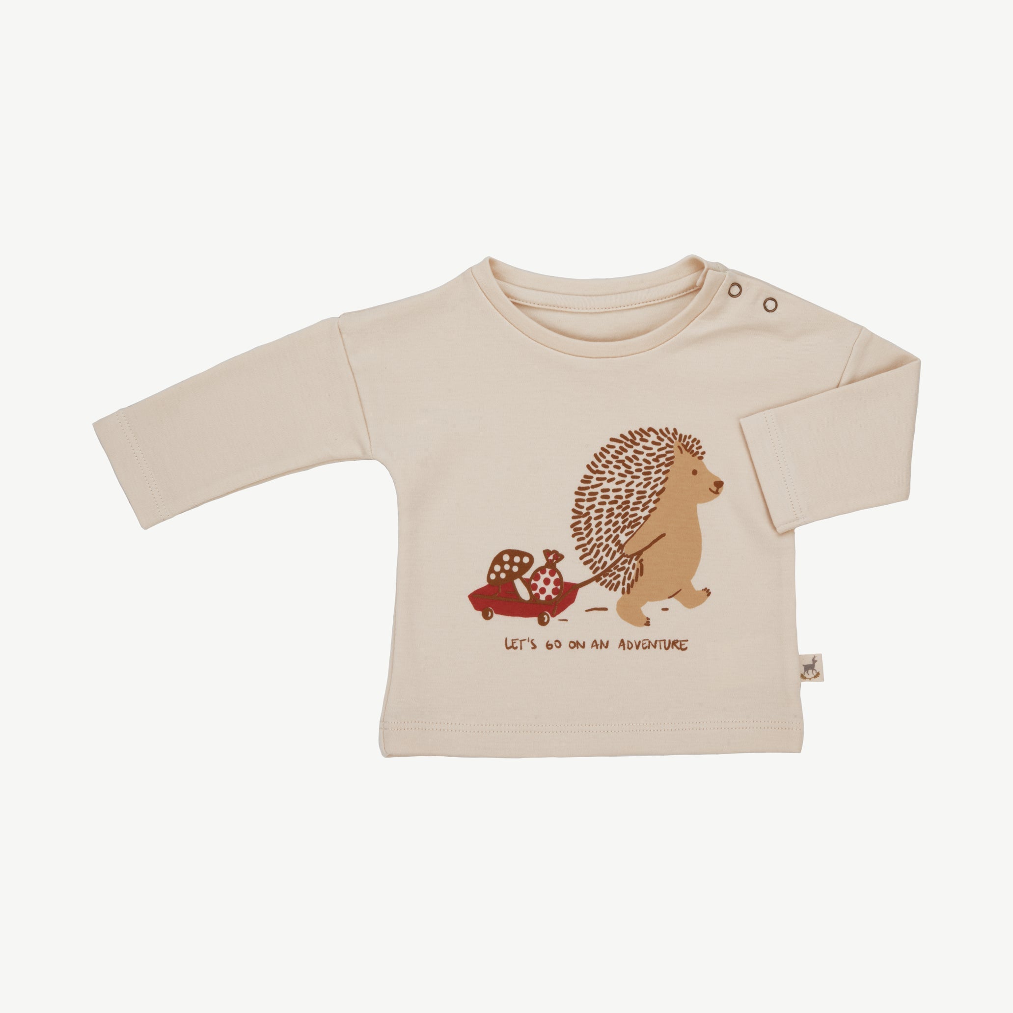 Polo Manga Larga - Erizos Beige Claro