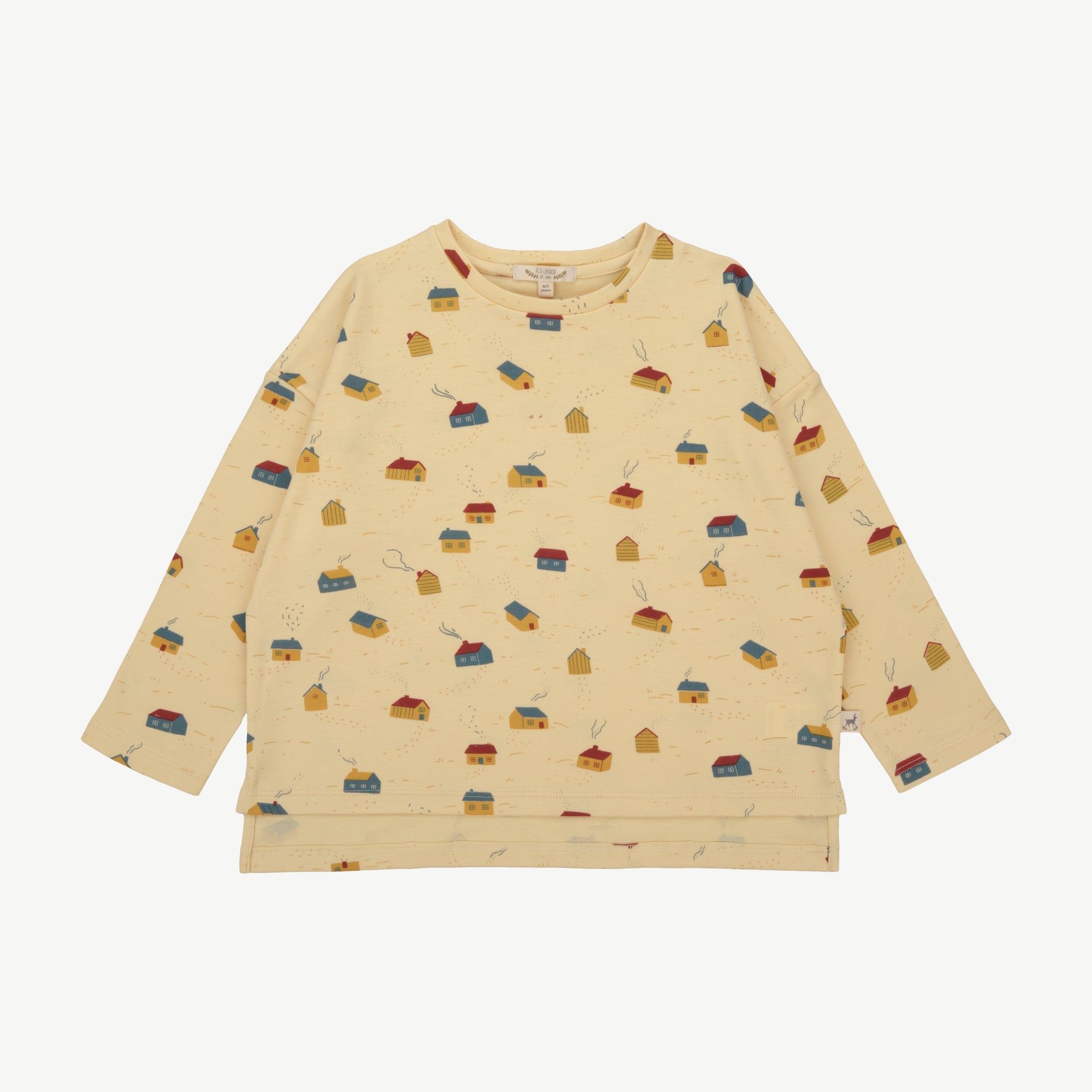 Polo Oversized - Casitas Limón Claro