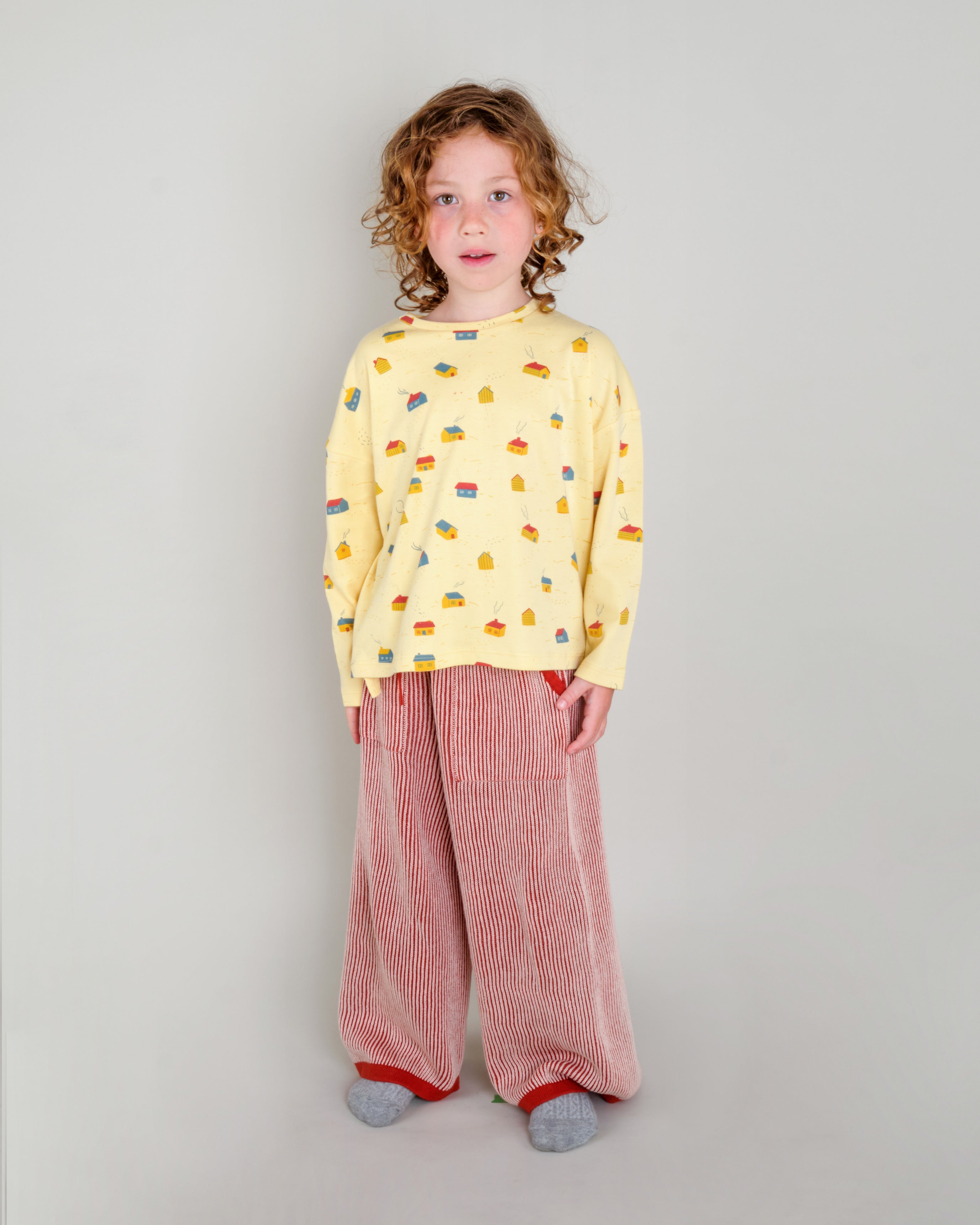Polo Oversized - Casitas Limón Claro