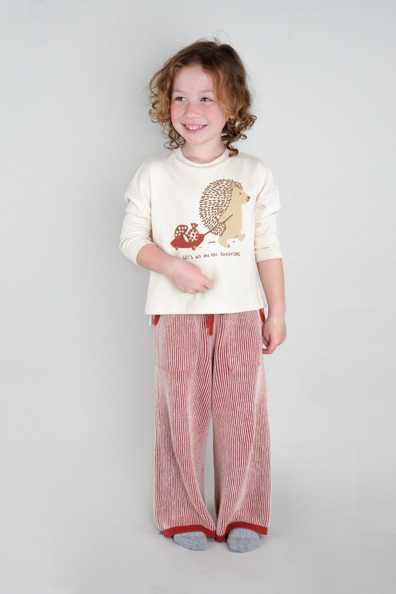 Polo Oversized - Erizos Beige Claro
