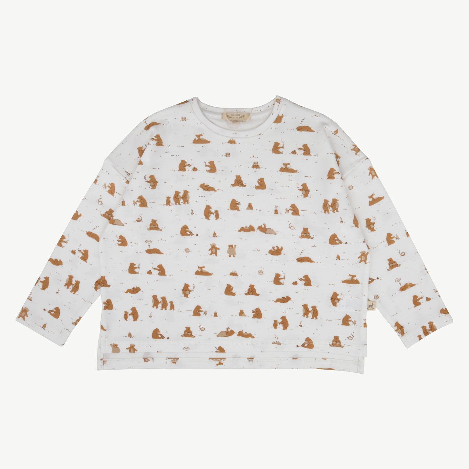 Polo Oversized - Cozy Bears Ivory