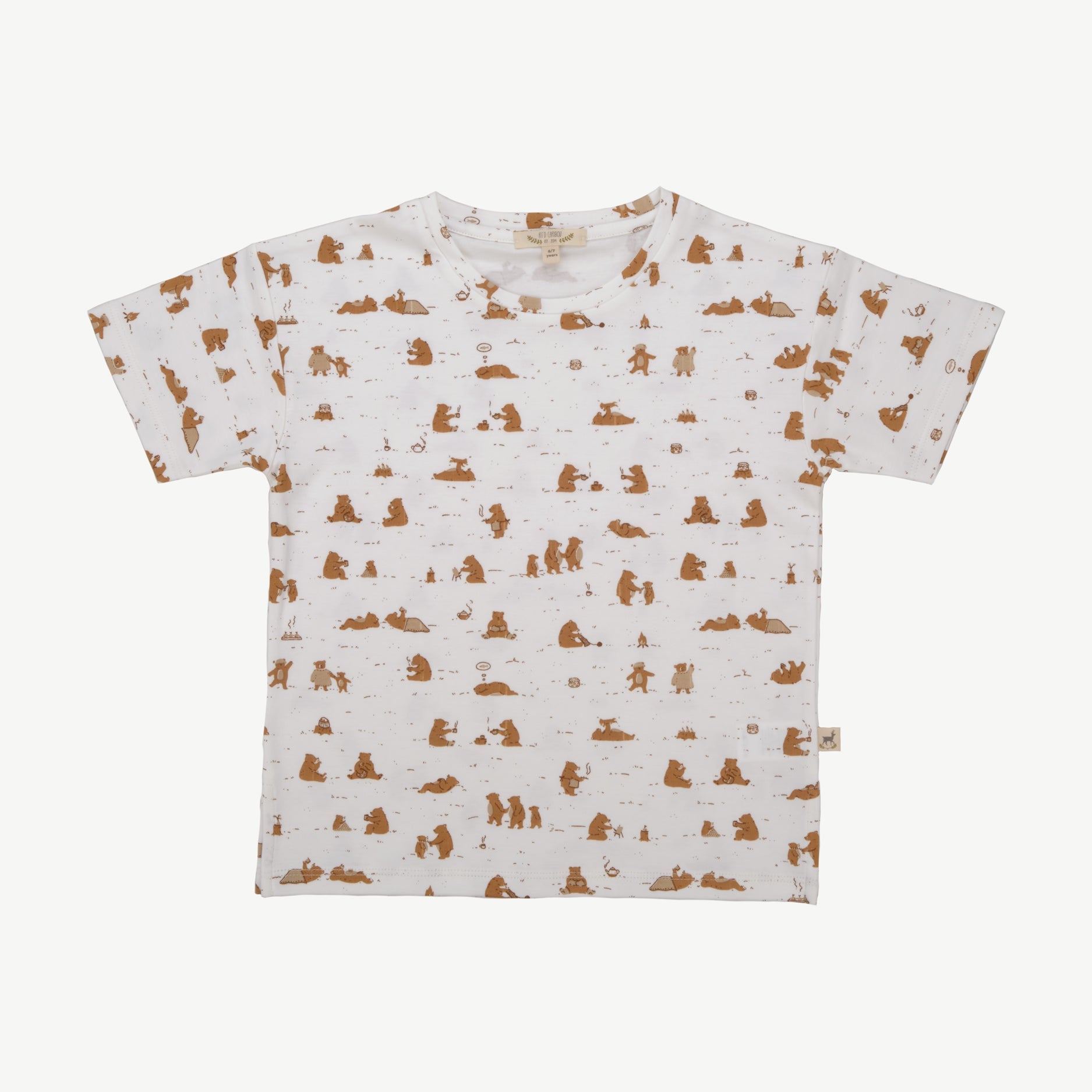 Polo Manga corta - Osos Crema
