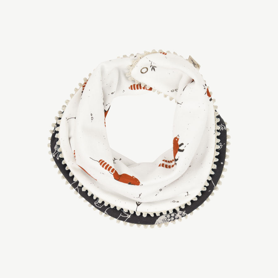 Bandana reversible 'joyfull panda' ecowhite