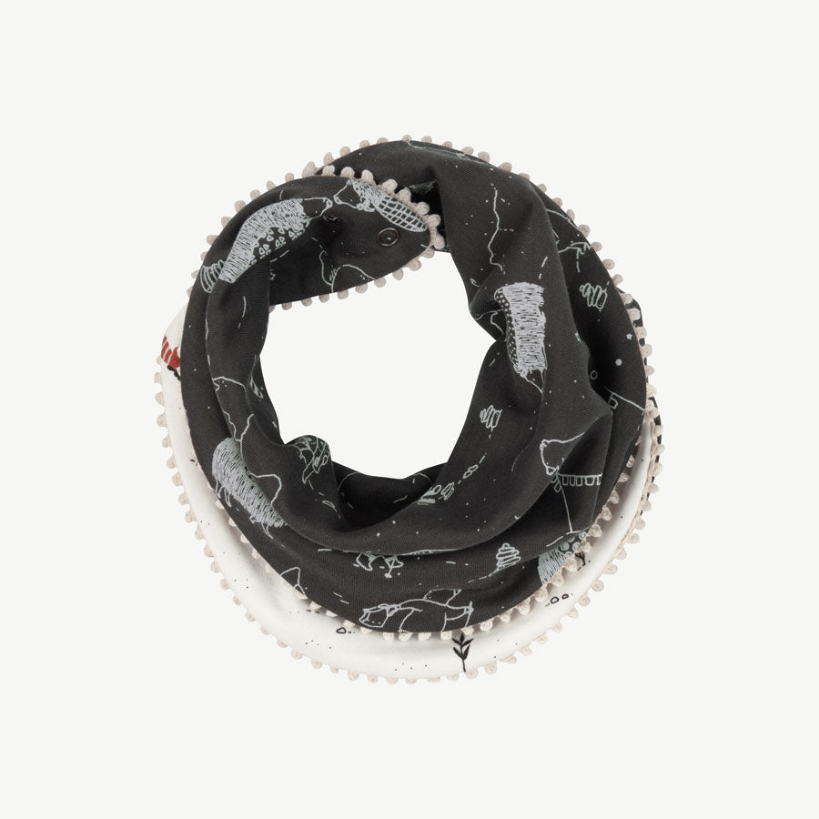 Bandana reversible 'joyfull panda' ecowhite