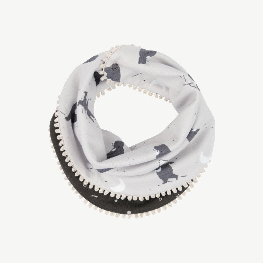 Bandana reversible 'magic moonbear' lunar rock