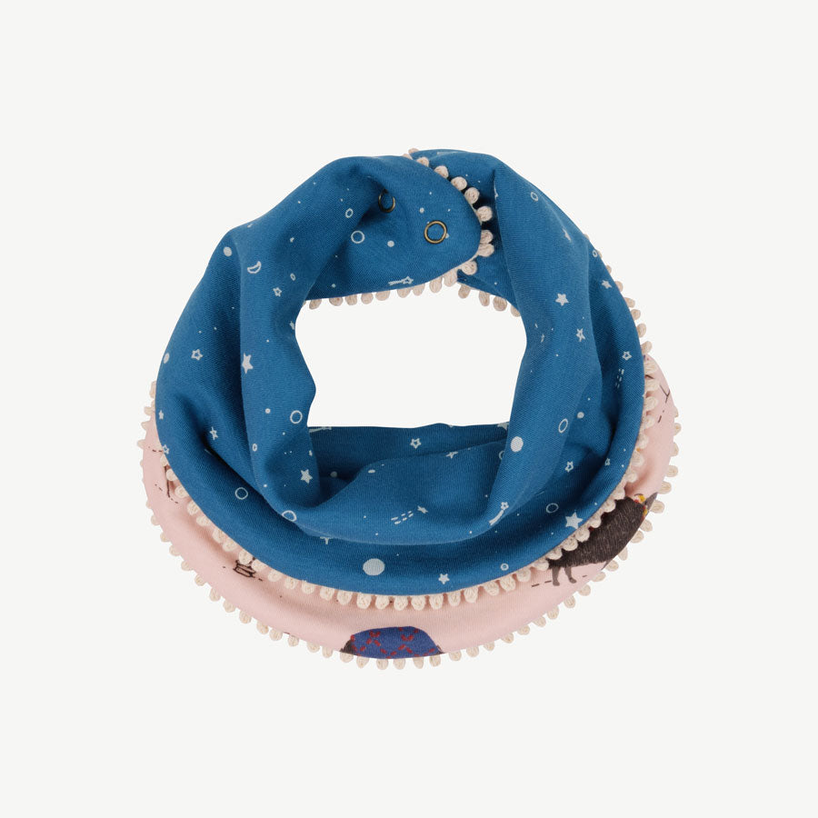 Bandana reversible 'yak's journey' peach whip