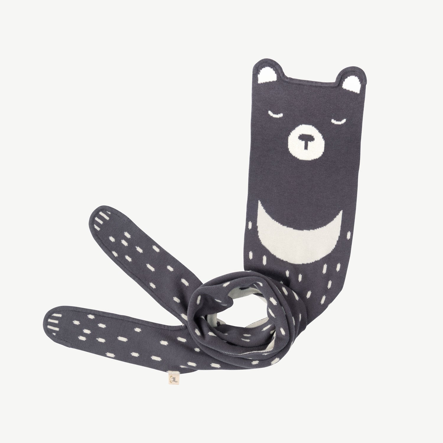 Bufanda tejida 'guided by the moon' multi charcoal gray