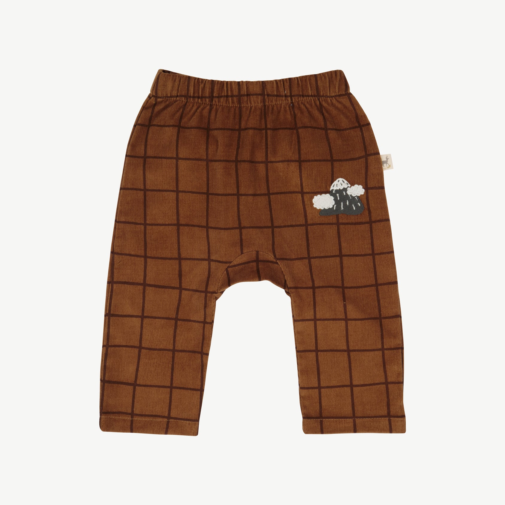 Pantalón corduroy 'mountain checks' thrush