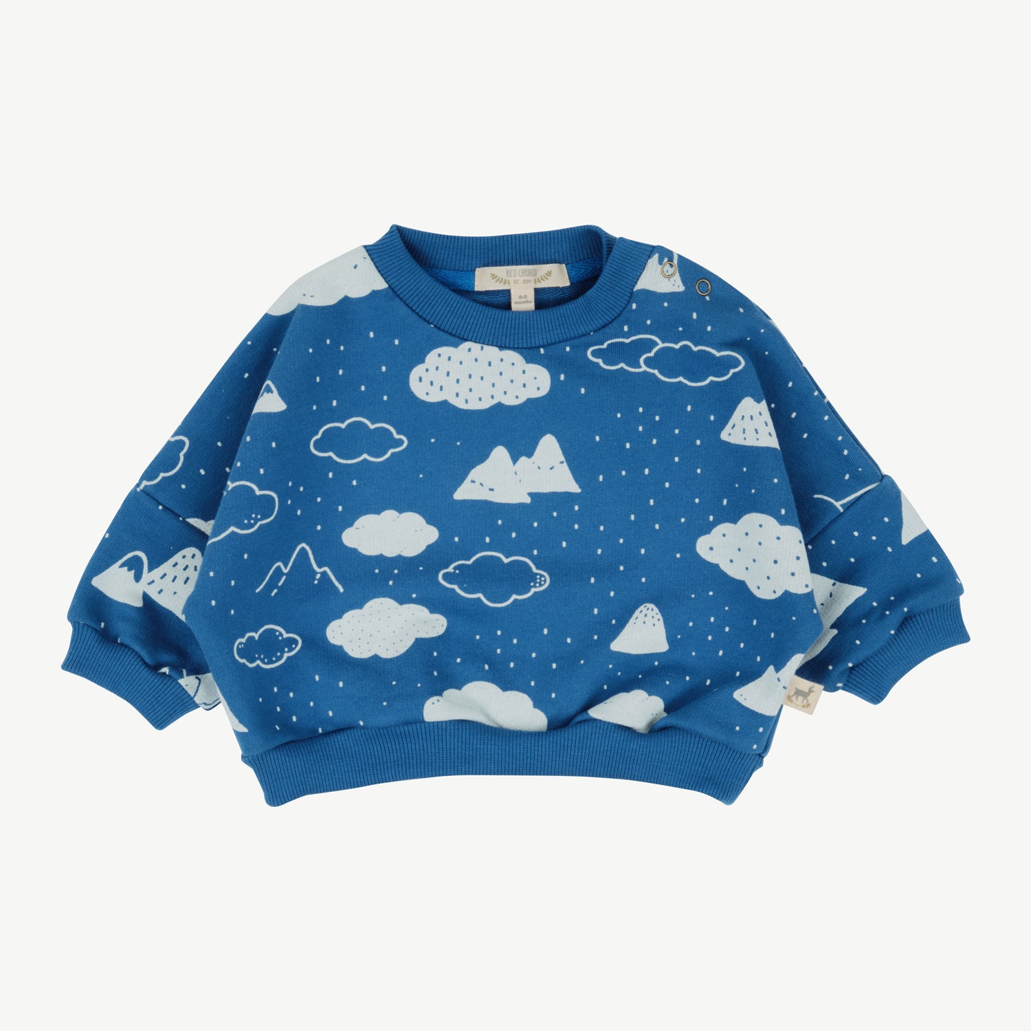 Polera 'amongst the clouds' dark blue