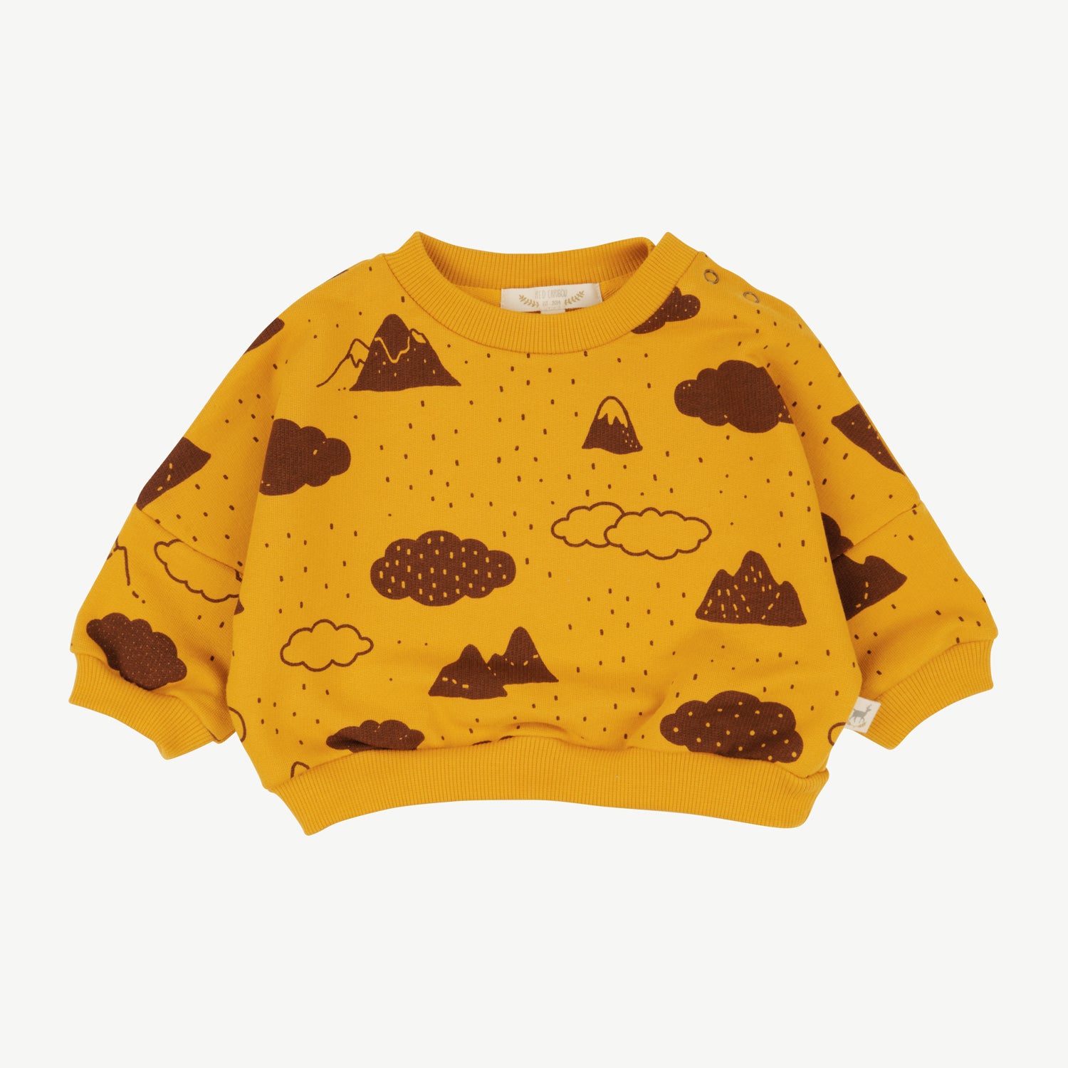 Polera 'amongst the clouds' golden spice