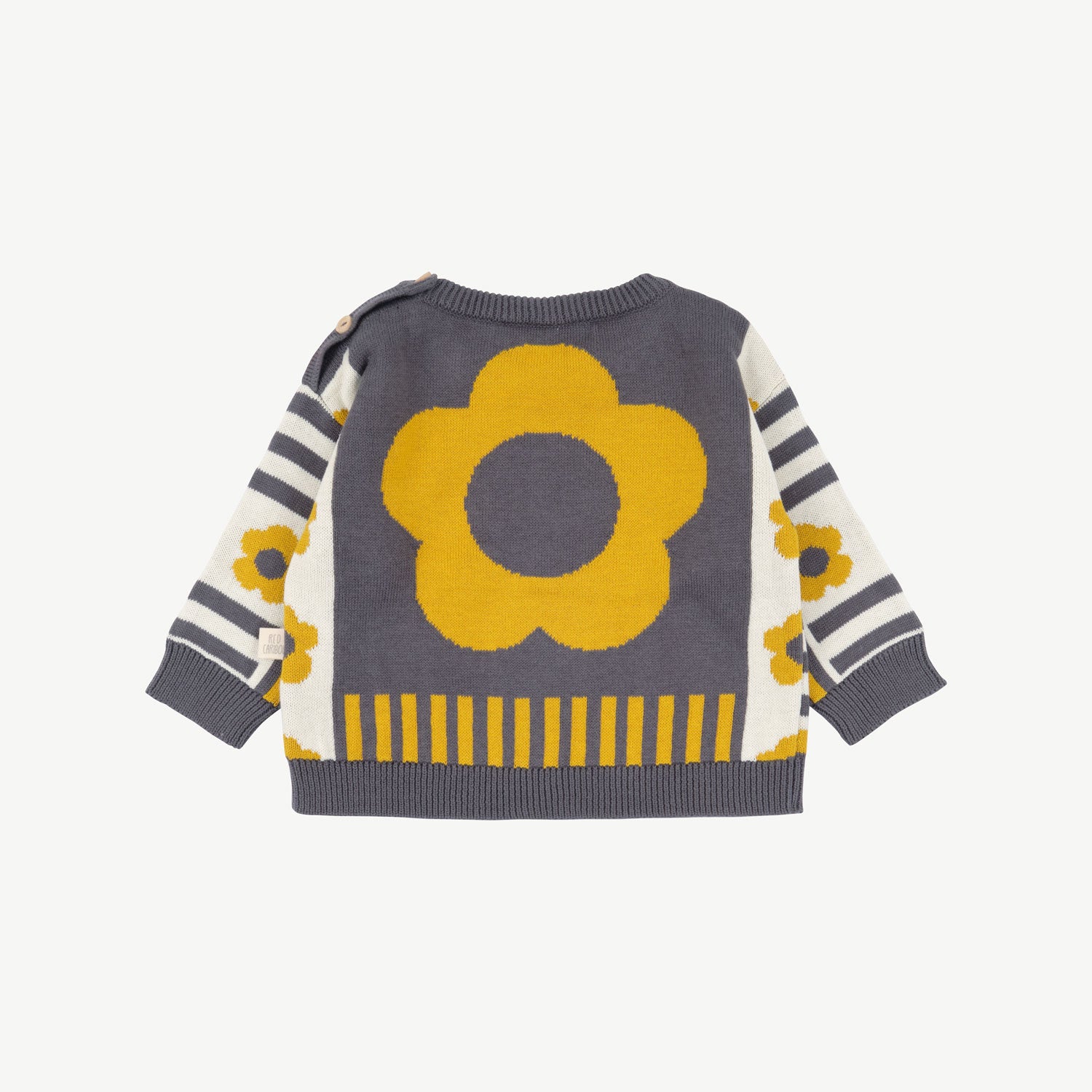 Chompa tejida 'steady yak' multi charcoal gray