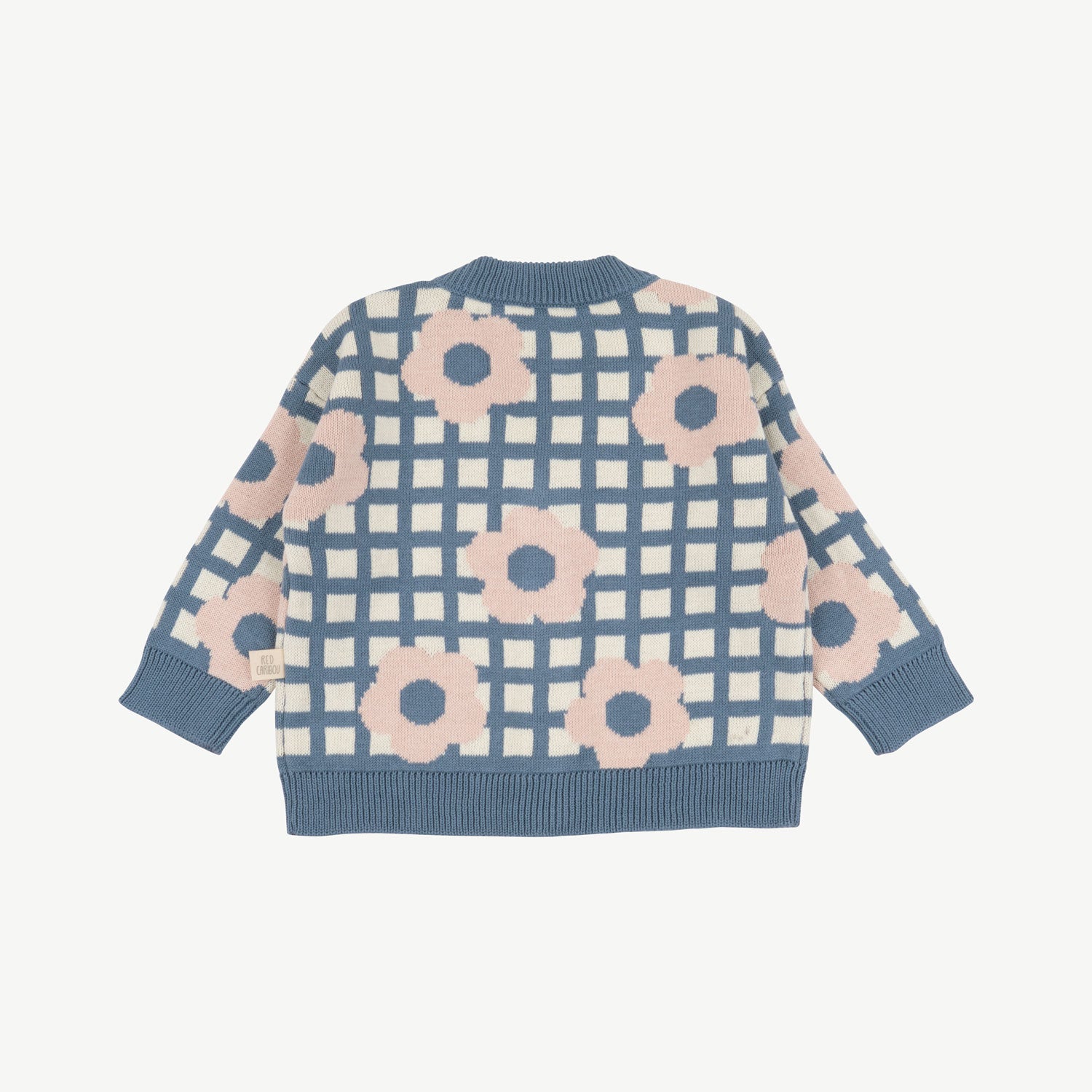 Cardigan tejido 'winter flora' multi blue mirage