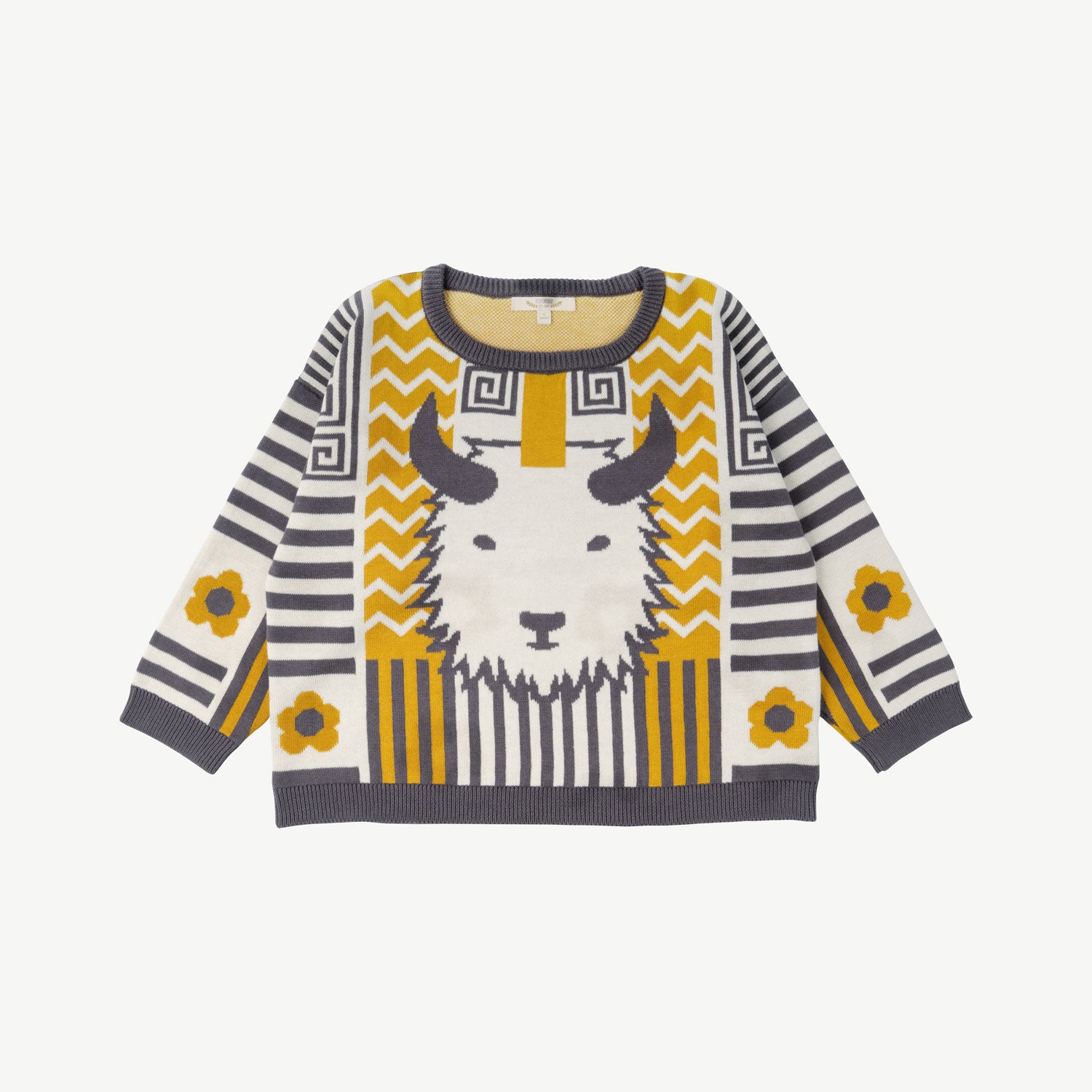 Chompa tejida 'steady yak' multi charcoal gray