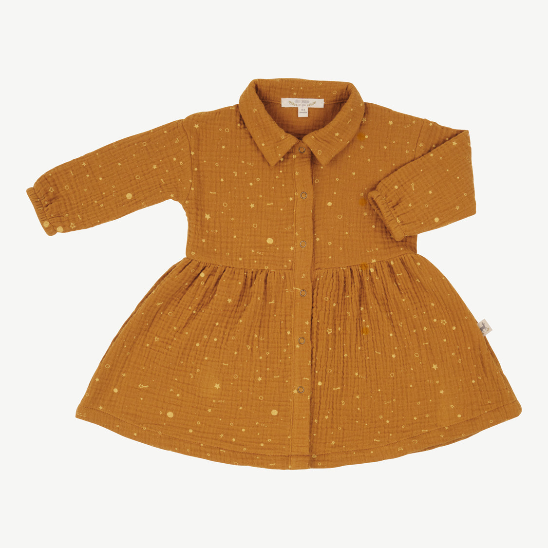 Vestido 'close to the stars' sudan brown