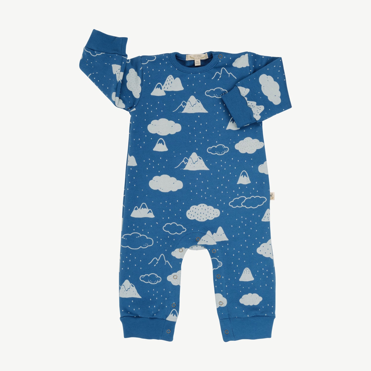 Enterizo 'amongst the clouds' dark blue