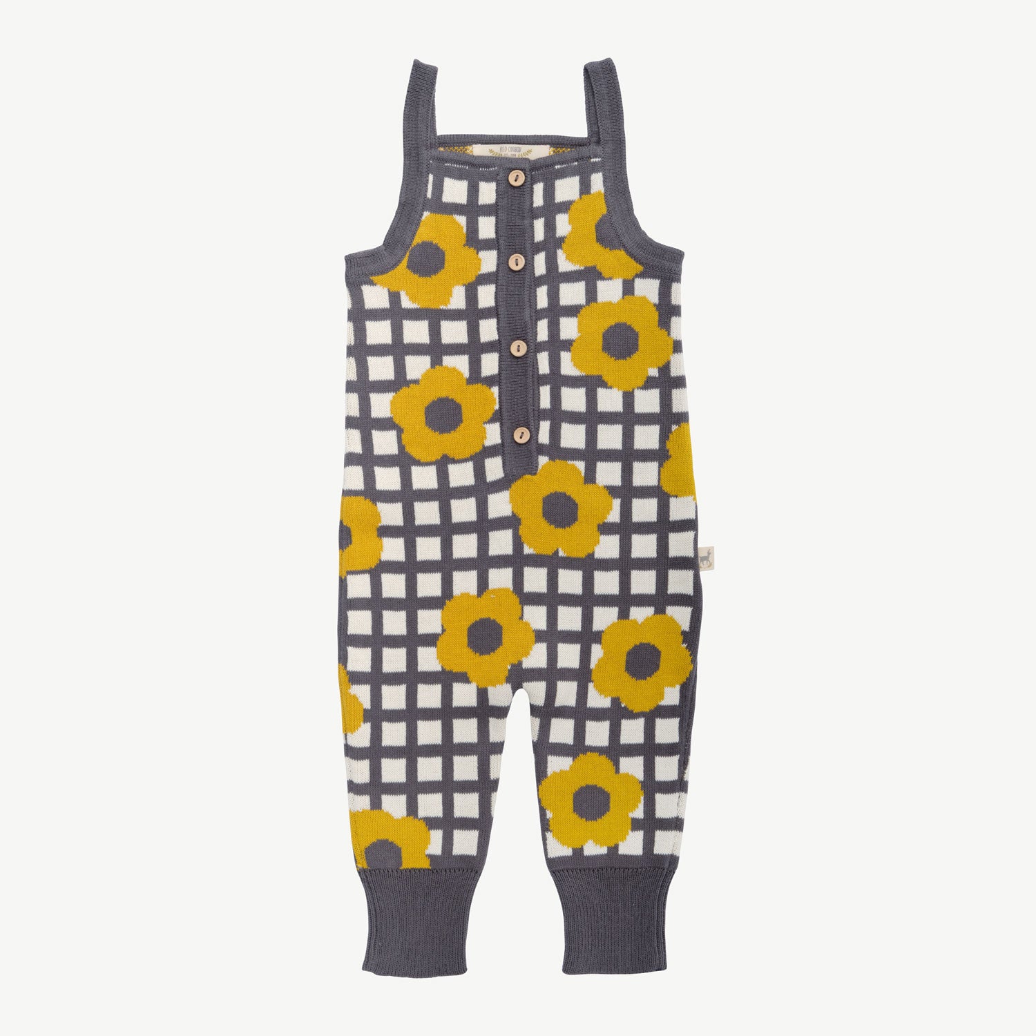 Jumper tejido 'winter flora' multi charcoal gray