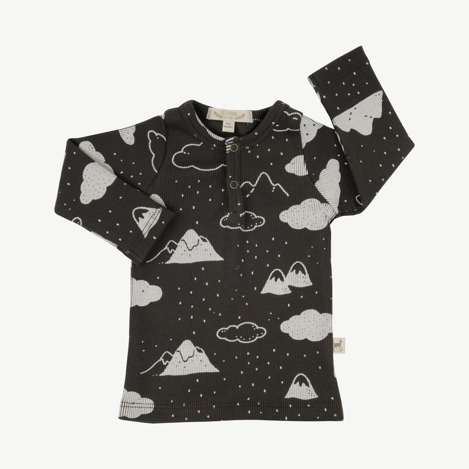 Polo henley 'amongst the clouds' beluga