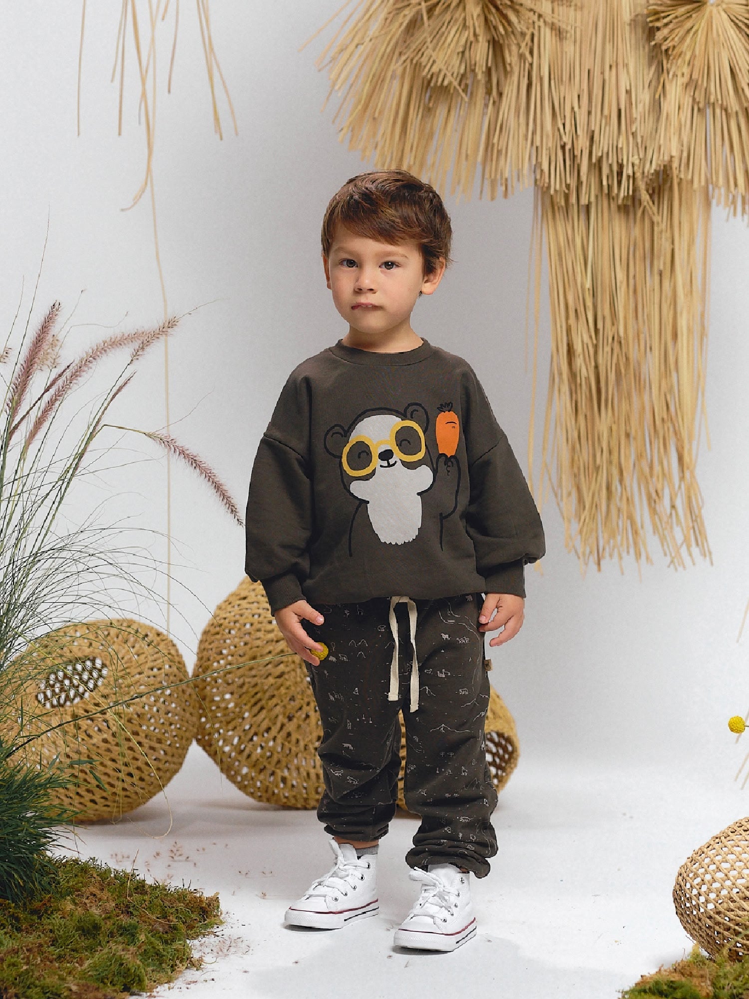 Polera - Bear face - Beluga