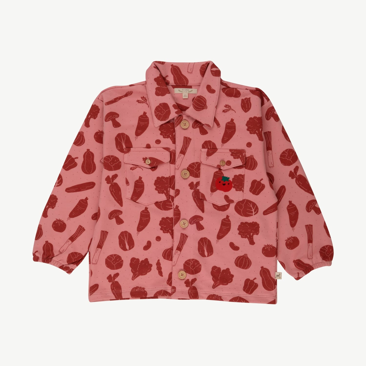 Casaca French Terry - Veggie Fiesta - Blush