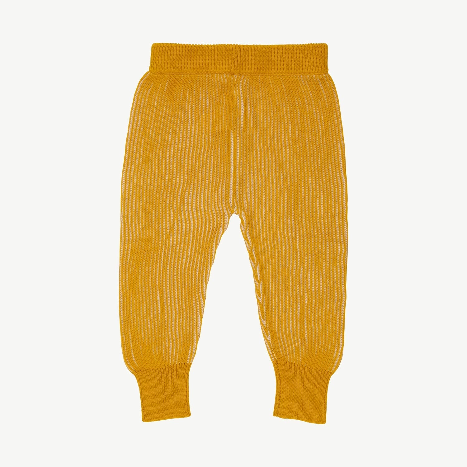 Pantalón Tejido - Rib - Two-Tone Mustard