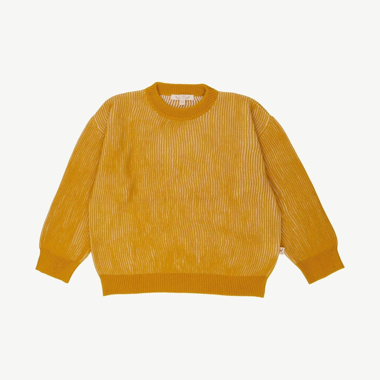 Suéter Tejido - Rib - Two-Tone Mustard