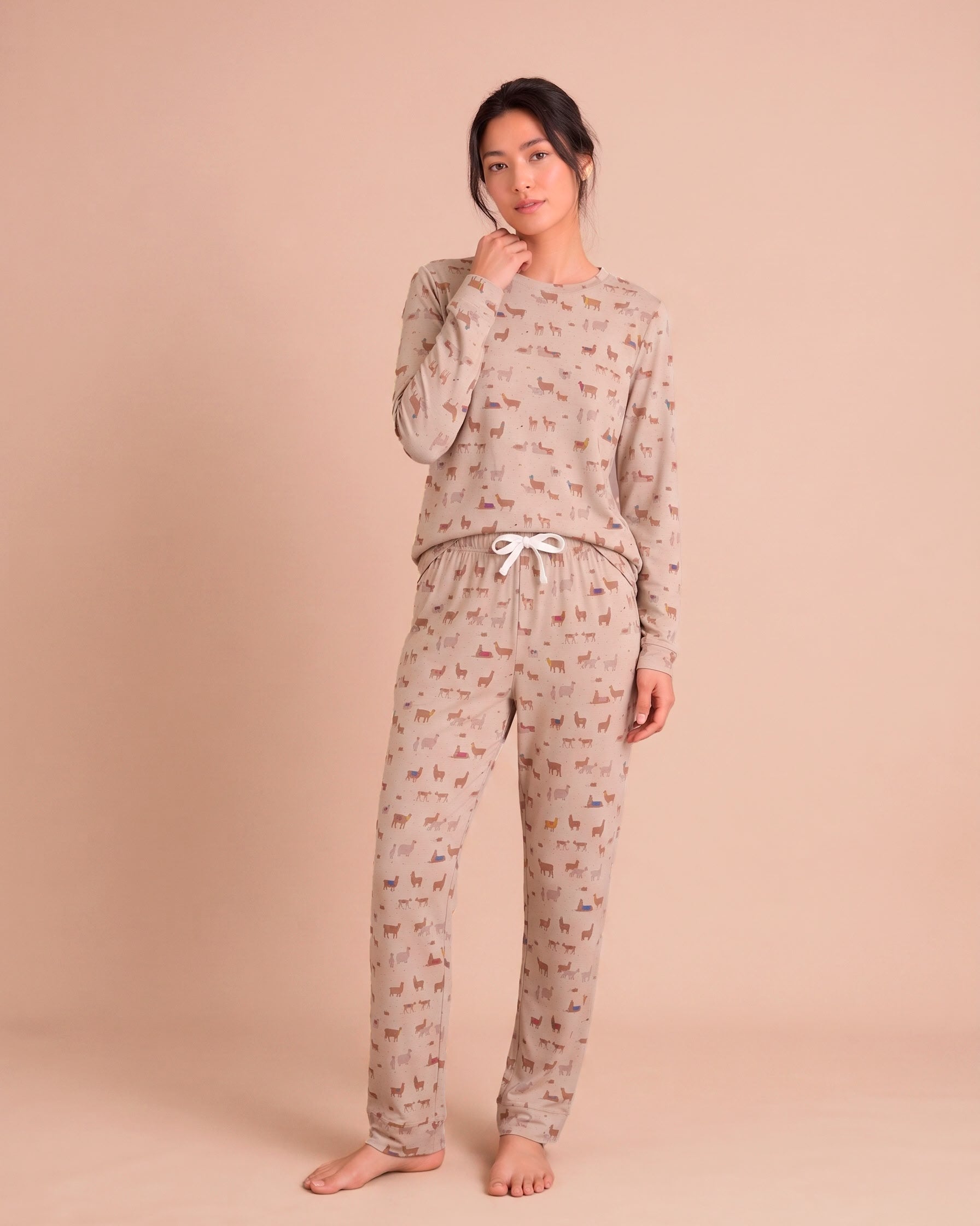 Pijama Esencial Largo - Alpaca Treasures - Peyote
