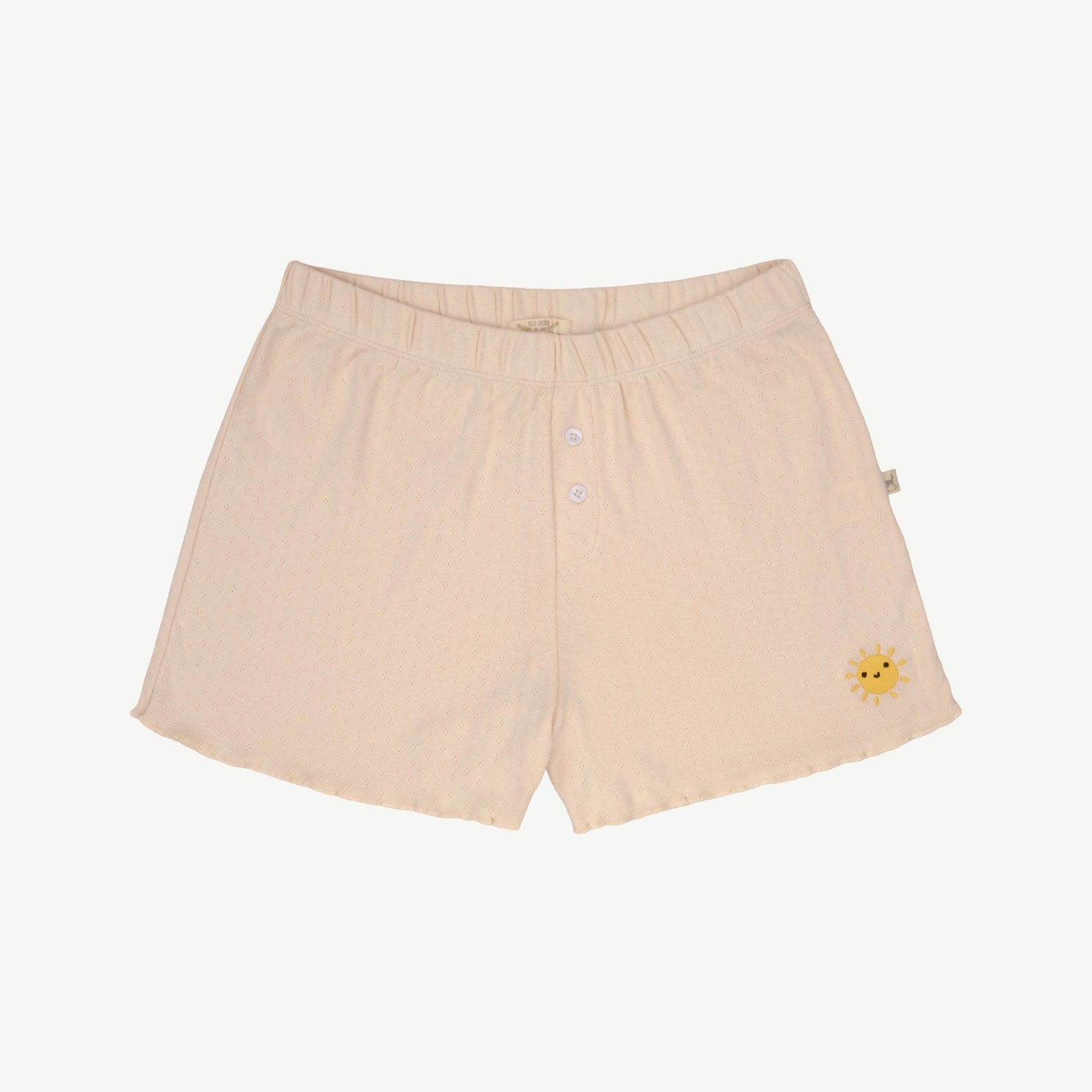 Pijama Pointelle manga cero - Sol - Pink Tint