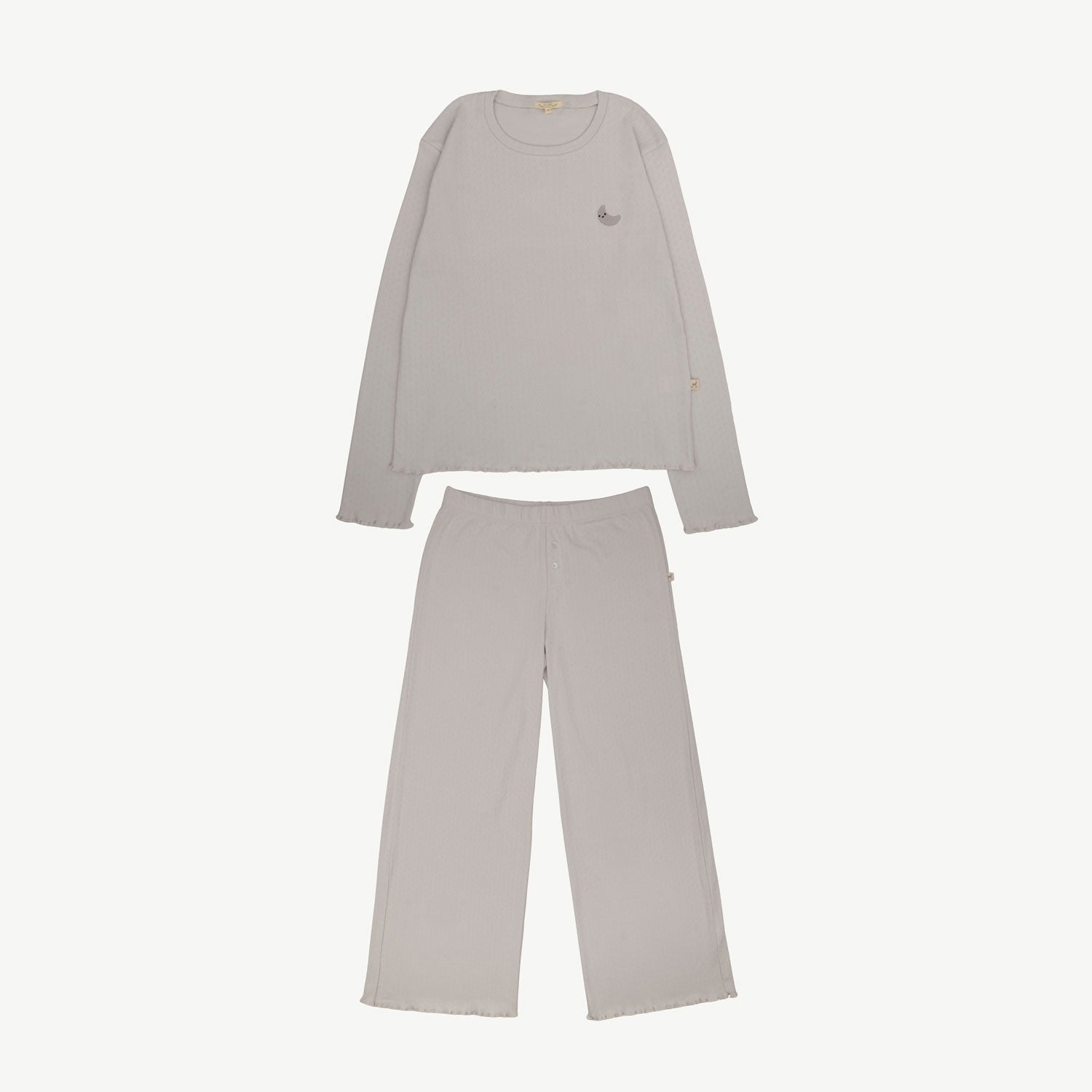 Pijama Pointelle Manga Larga - Luna - Lunar Rock
