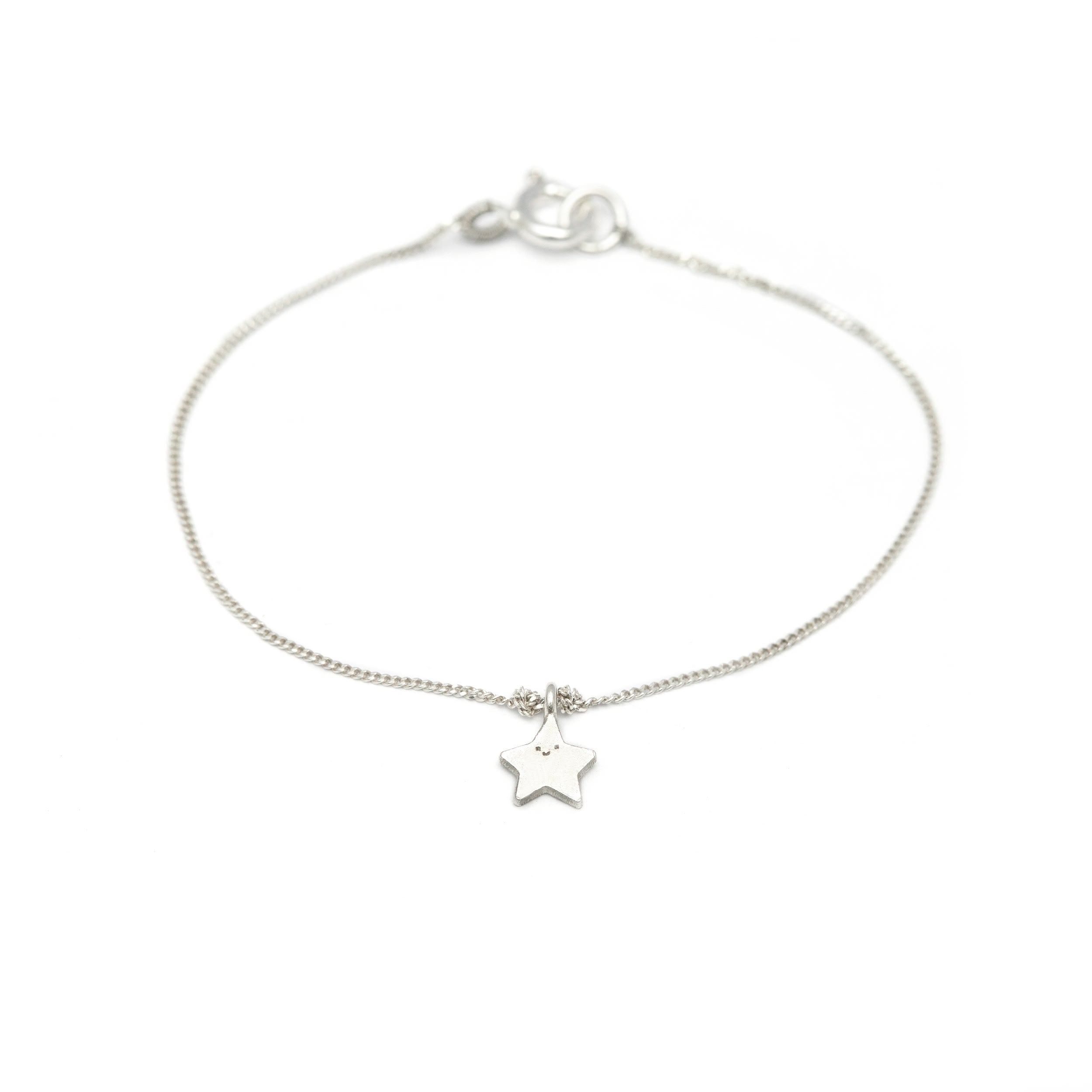 Pulseras Dije Estrella Con Cadena