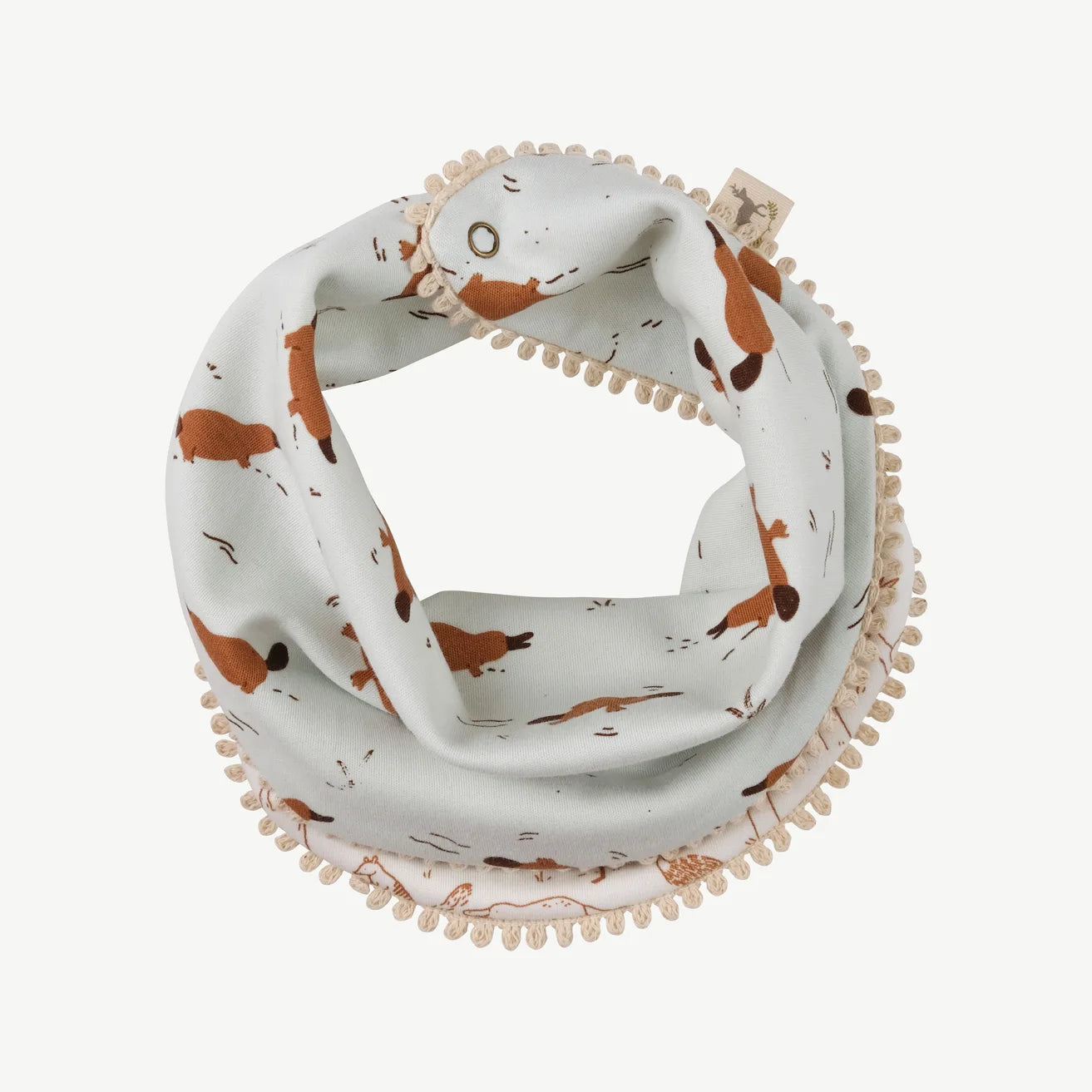 Baby Reversible Bandana - Organic Pima Cotton