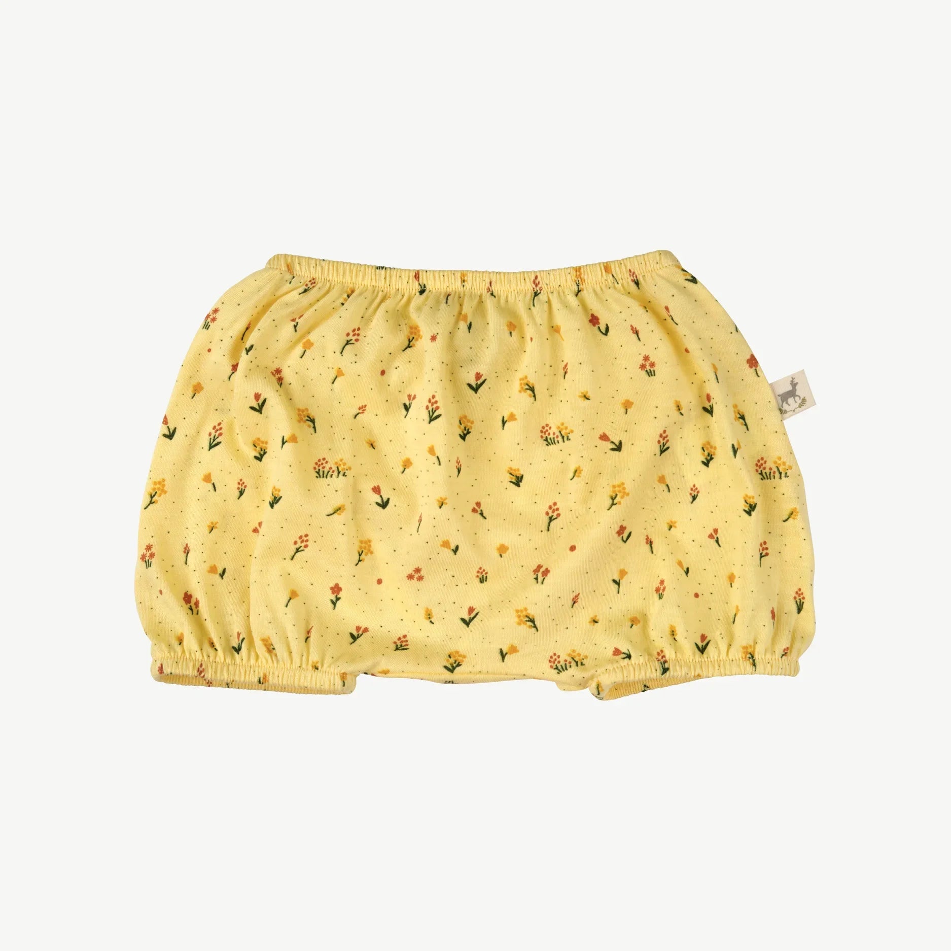 Bombachas de Bebé Amarillo Claro - Flores Silvestres