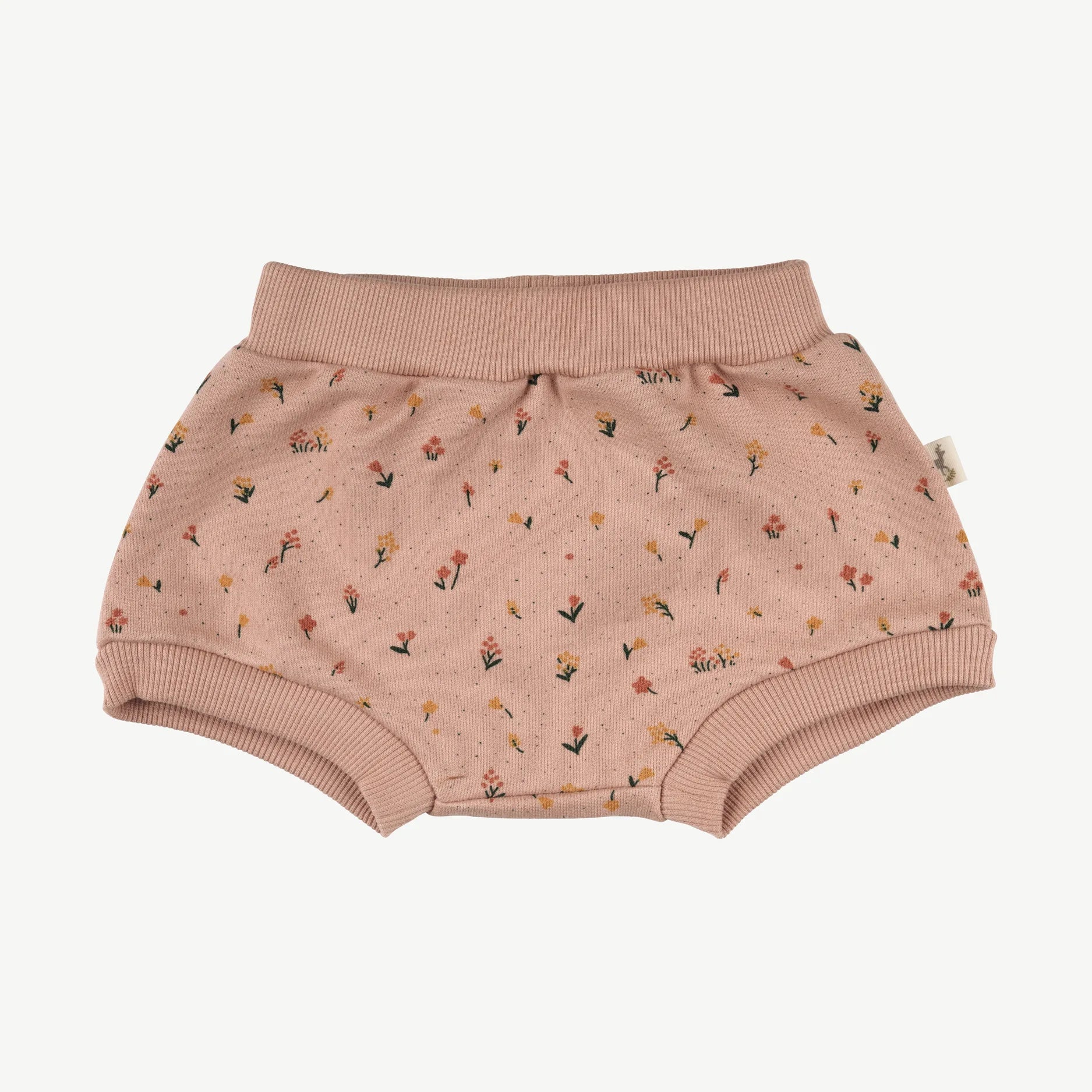 Shorts de Bebé Rosa Caoba - Flores Silvestres